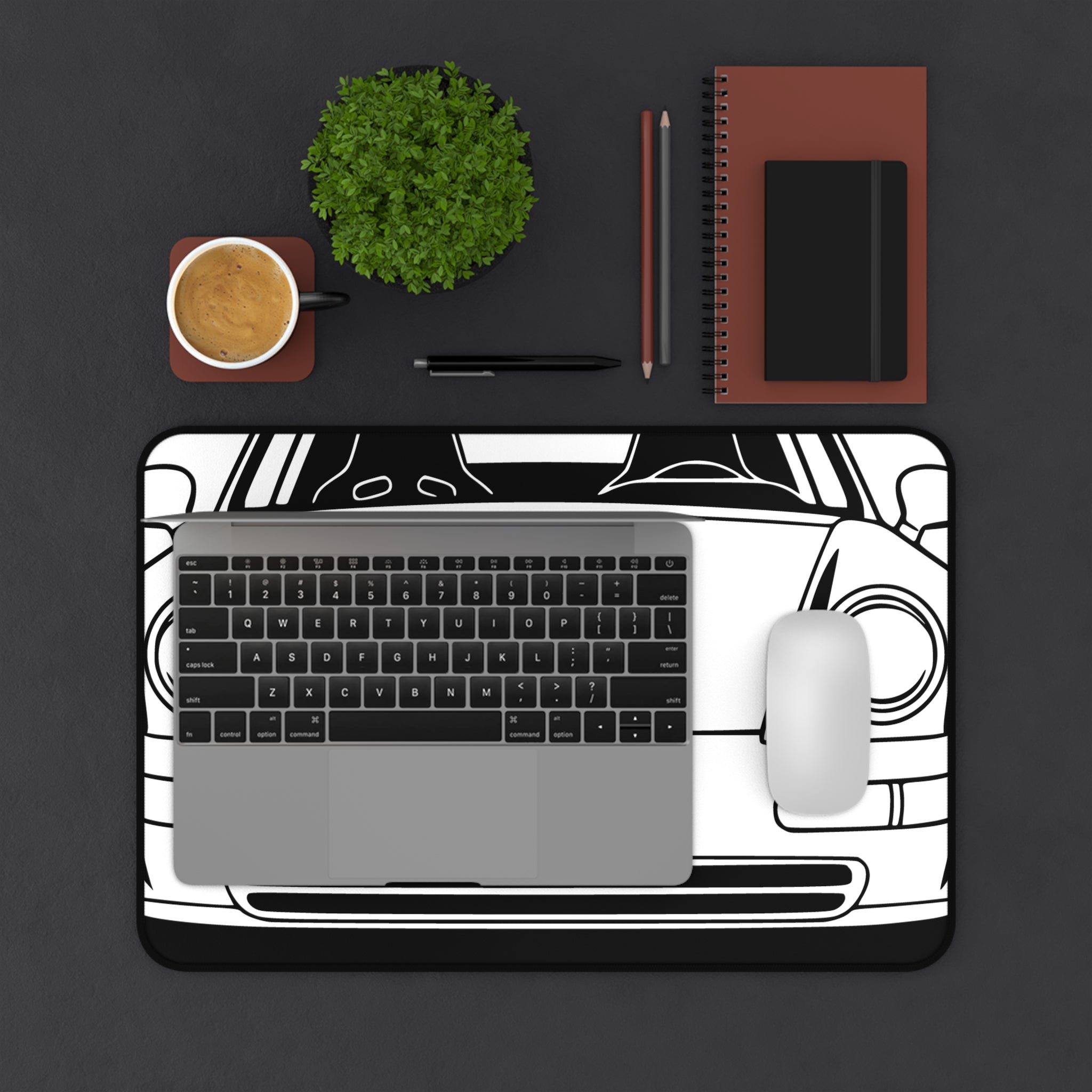 Porsche 964 Singer Desk Mat