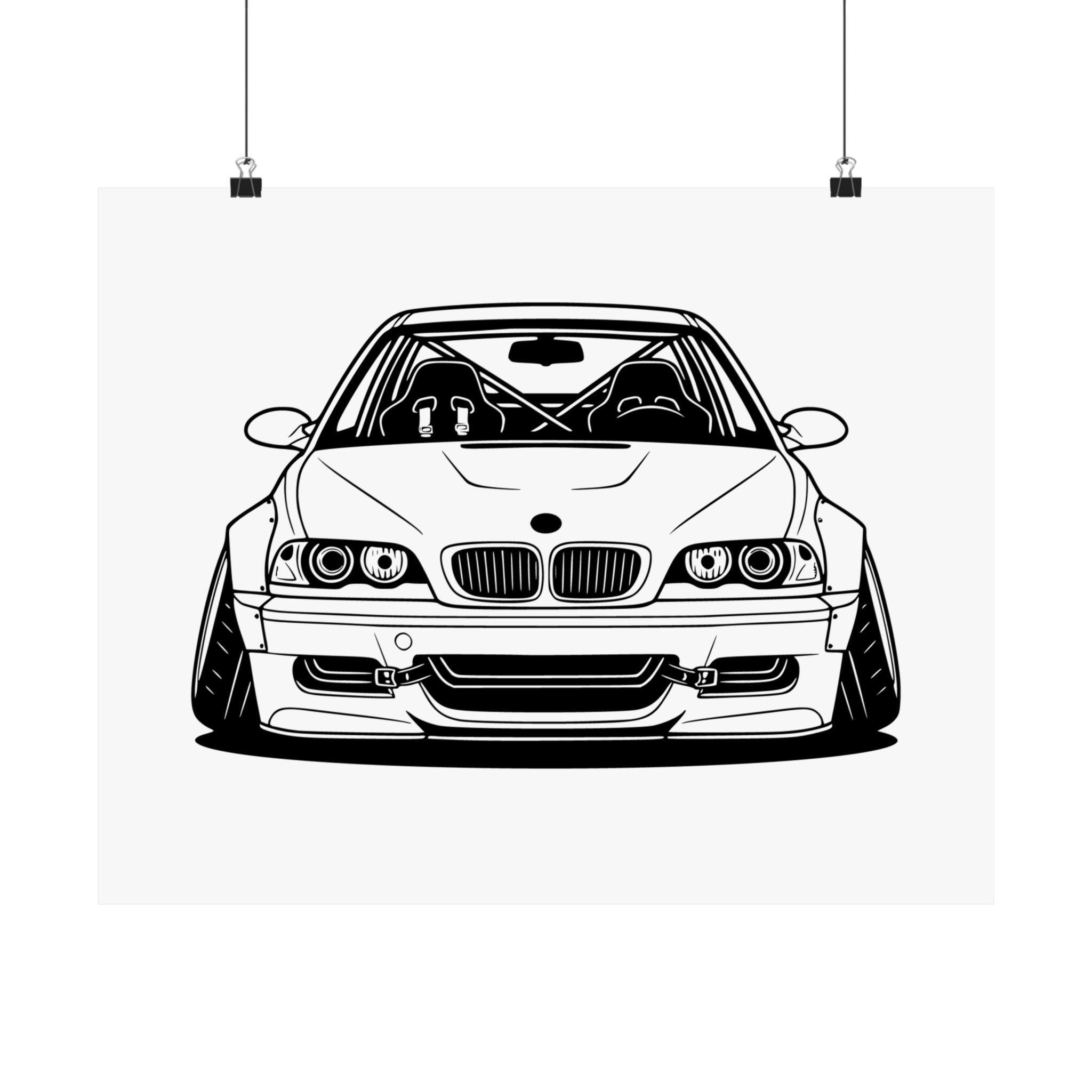 BMW E46 M3 (2000-06) Poster