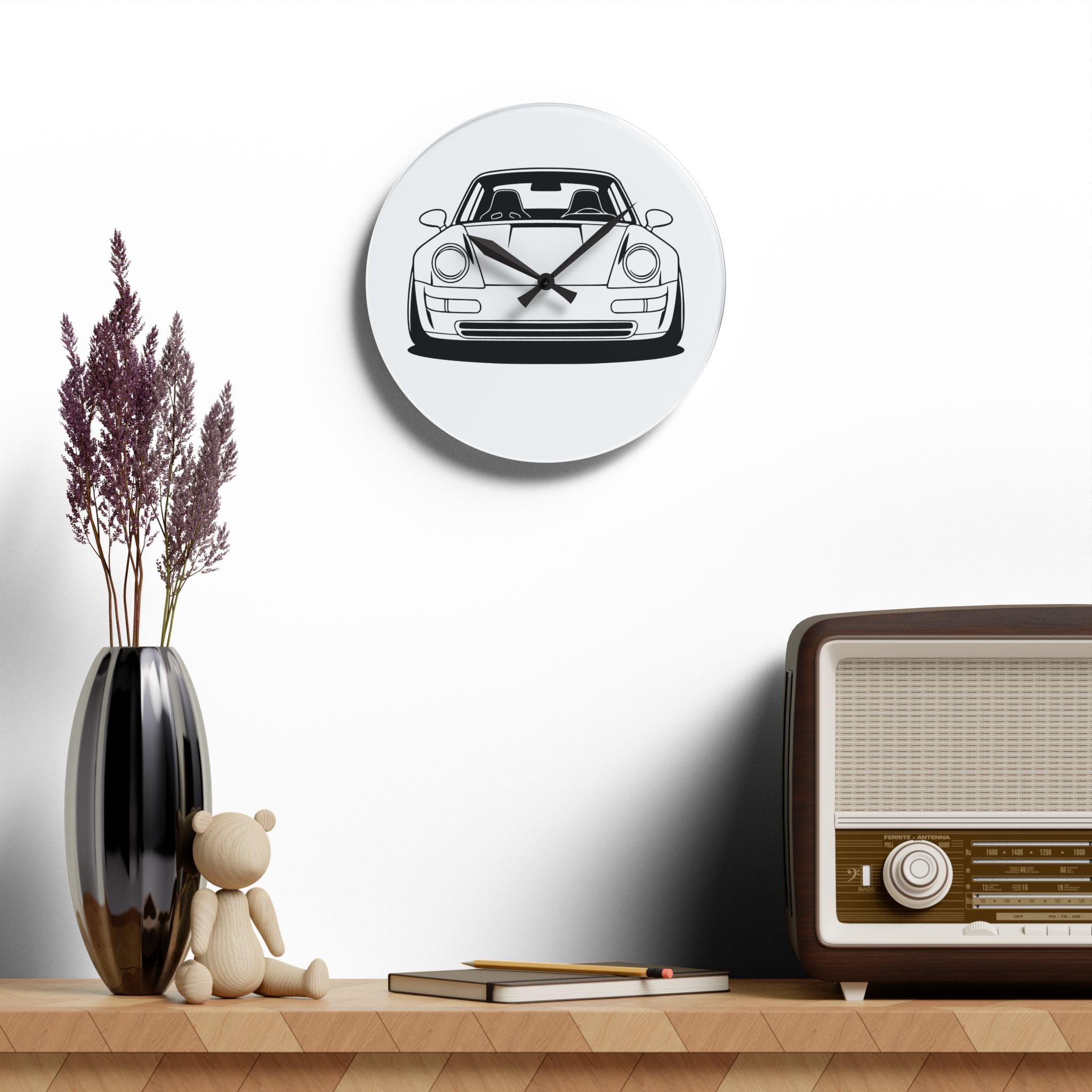 Porsche 964 Singer Wall Clock