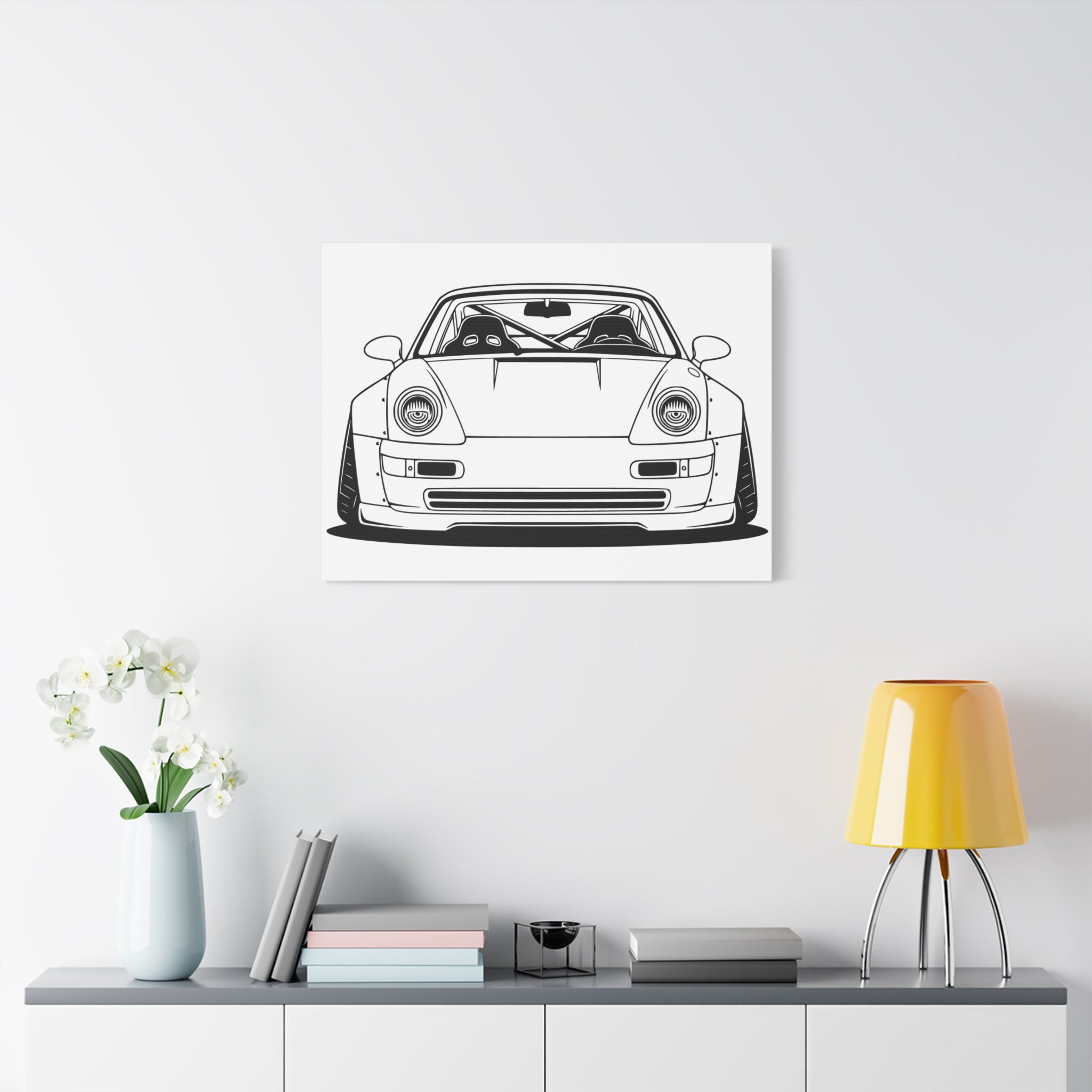 Porsche 964 Turbo Canvas Wall Art