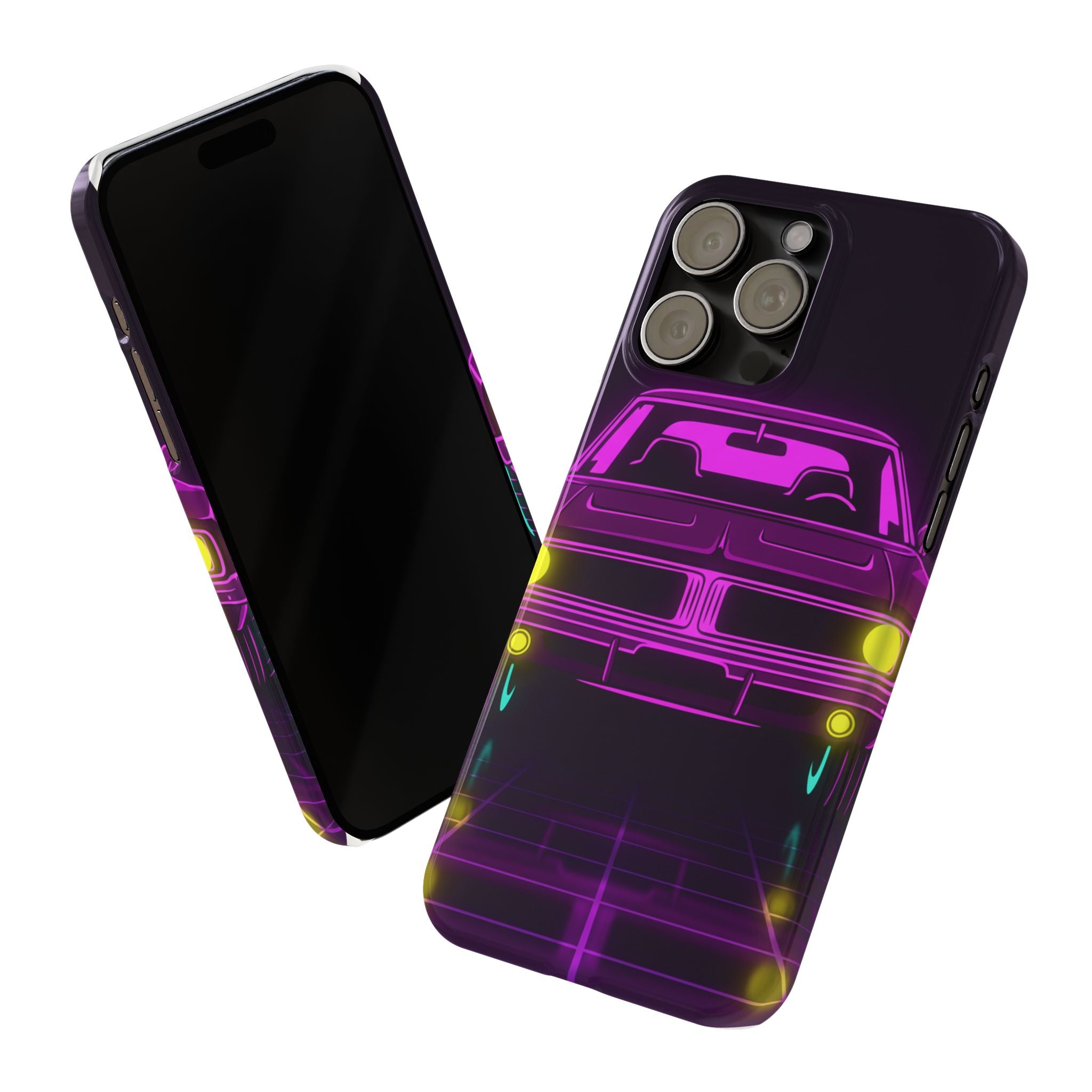 Dodge Charger R/T (1968-70) Resto-Mod Neon Synthwave Phone Case