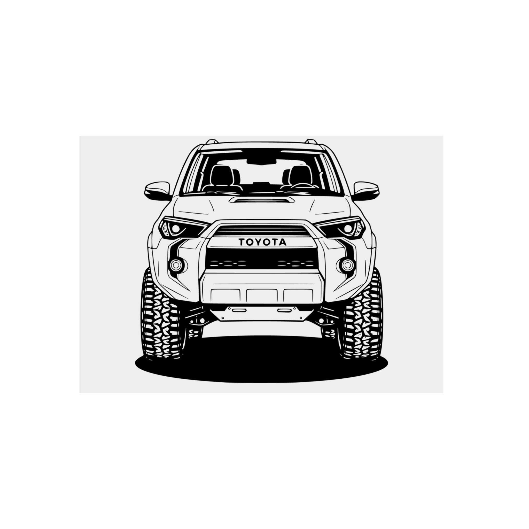 Toyota 4Runner TRD Pro Metal Wall Sign