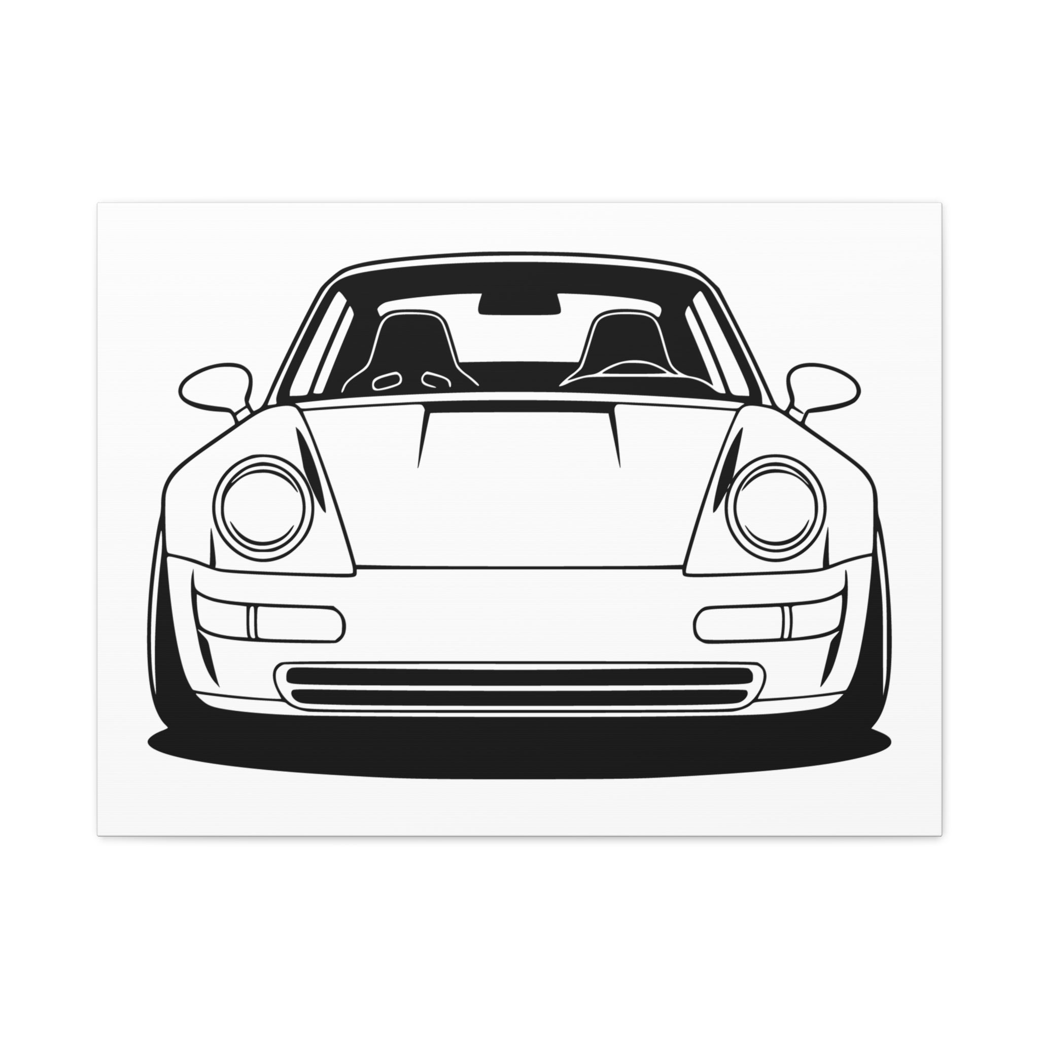 Porsche 964 Singer Canvas Wall Art