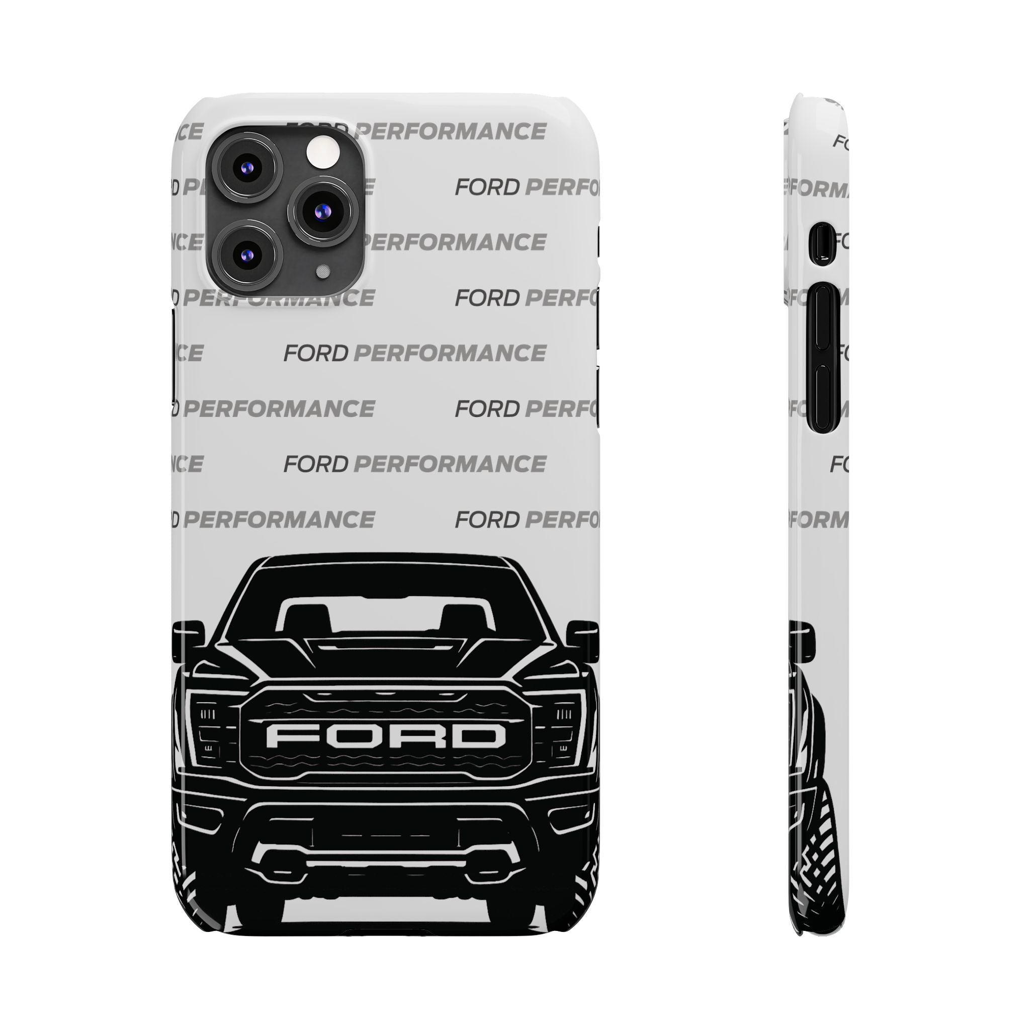 Ford Raptor (Gen 3) Slim Phone Case Greyscale