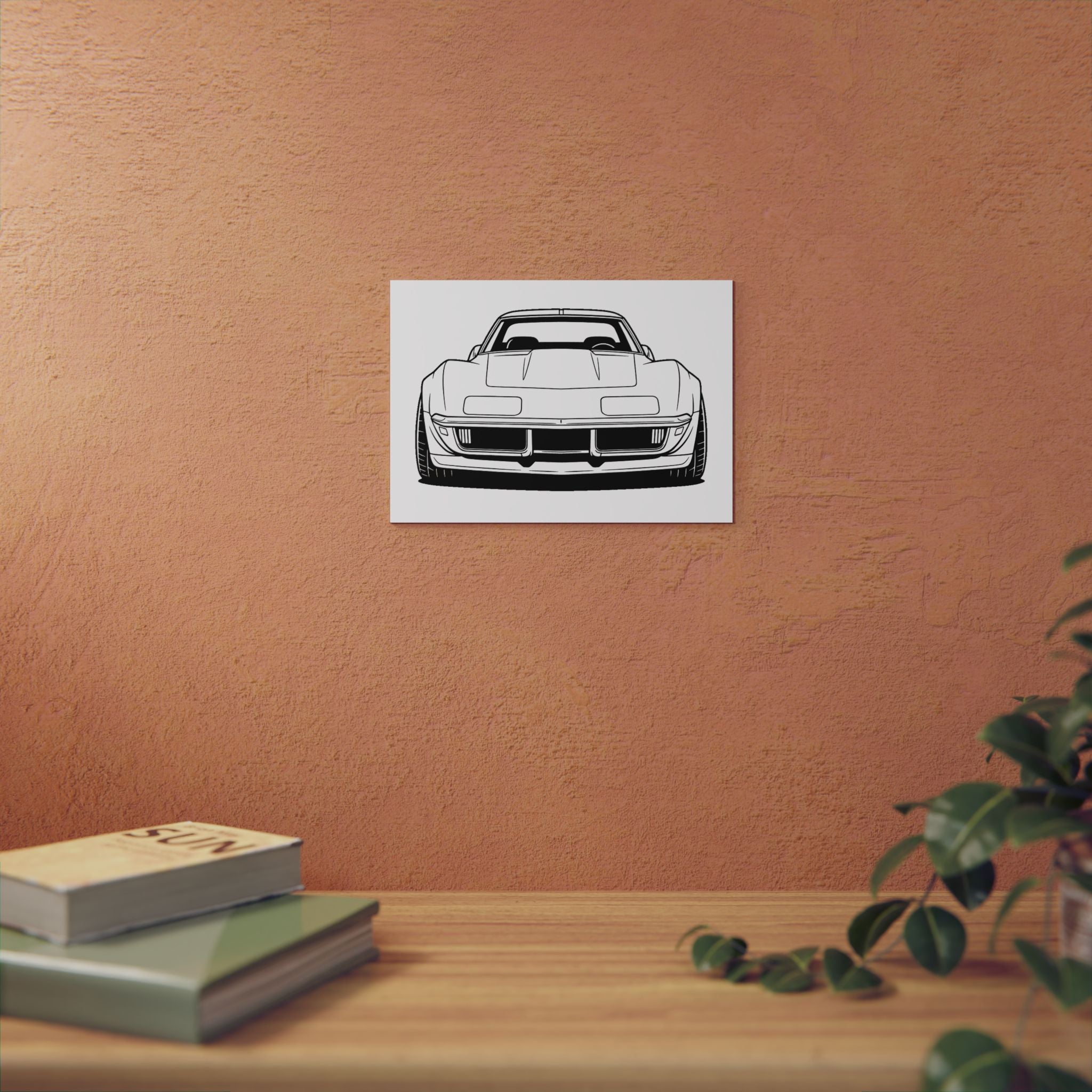 1969 Corvette Stingray C3 Metal Wall Sign