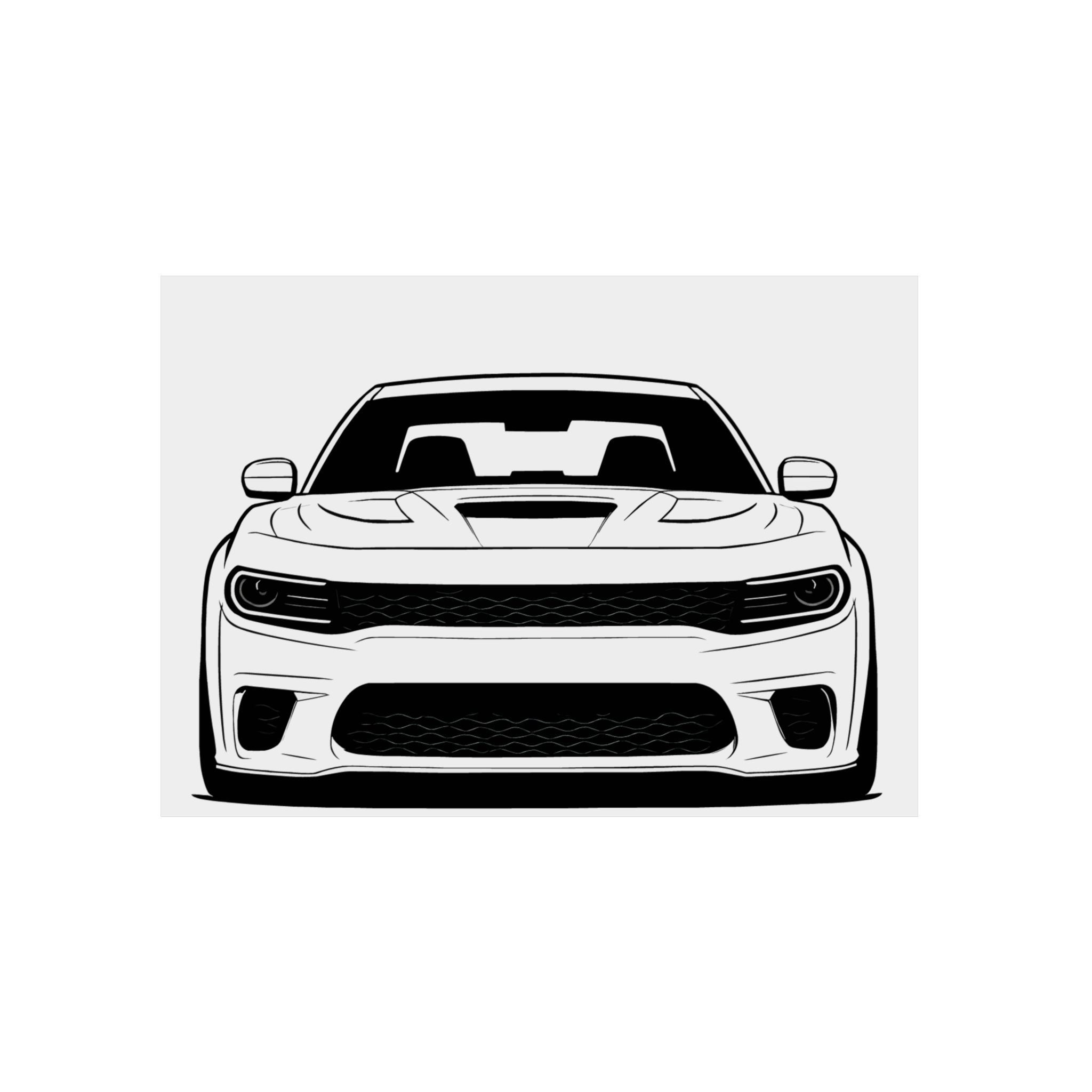 Dodge Charger SRT Hellcat | Metal Wall Sign