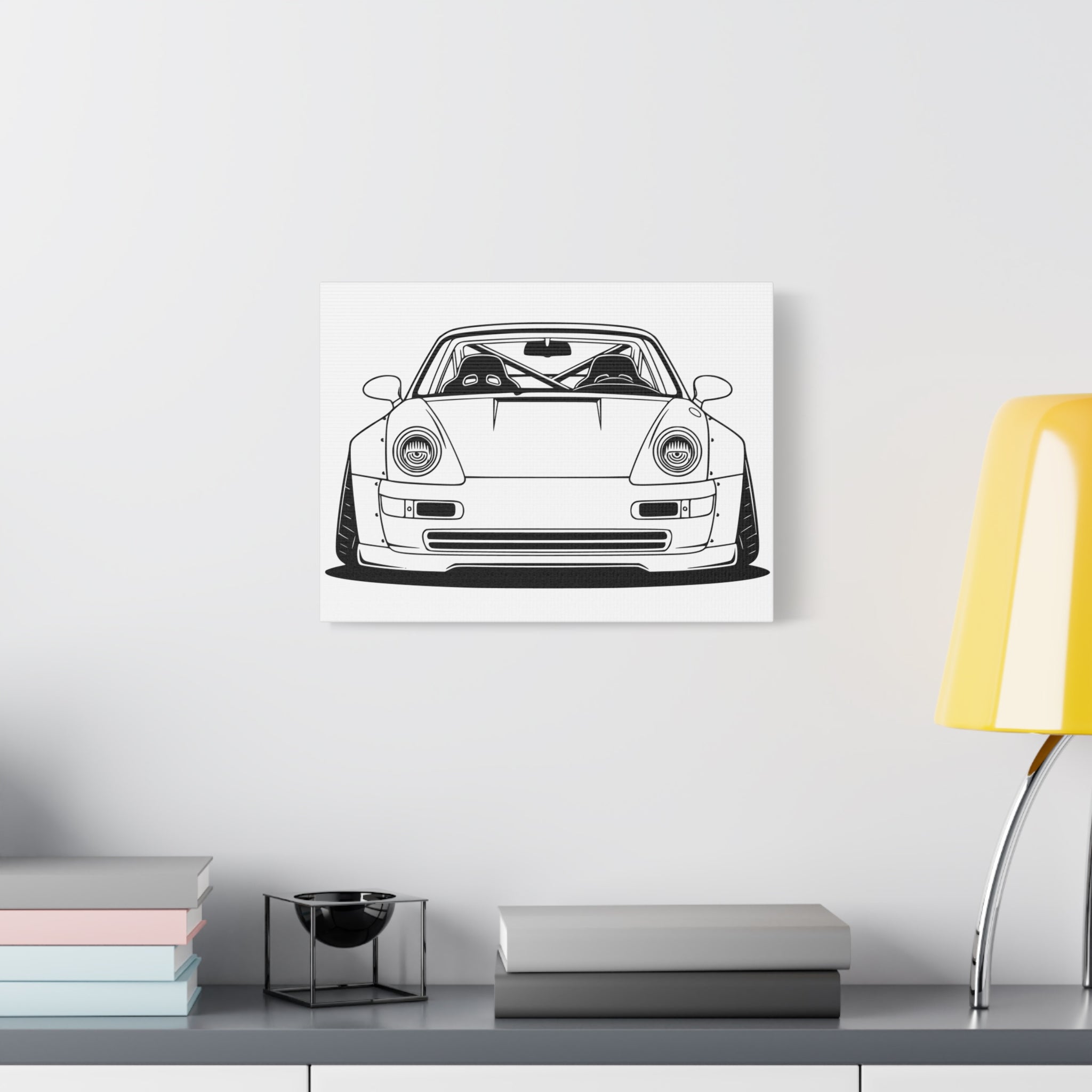 Porsche 964 Turbo Canvas Wall Art