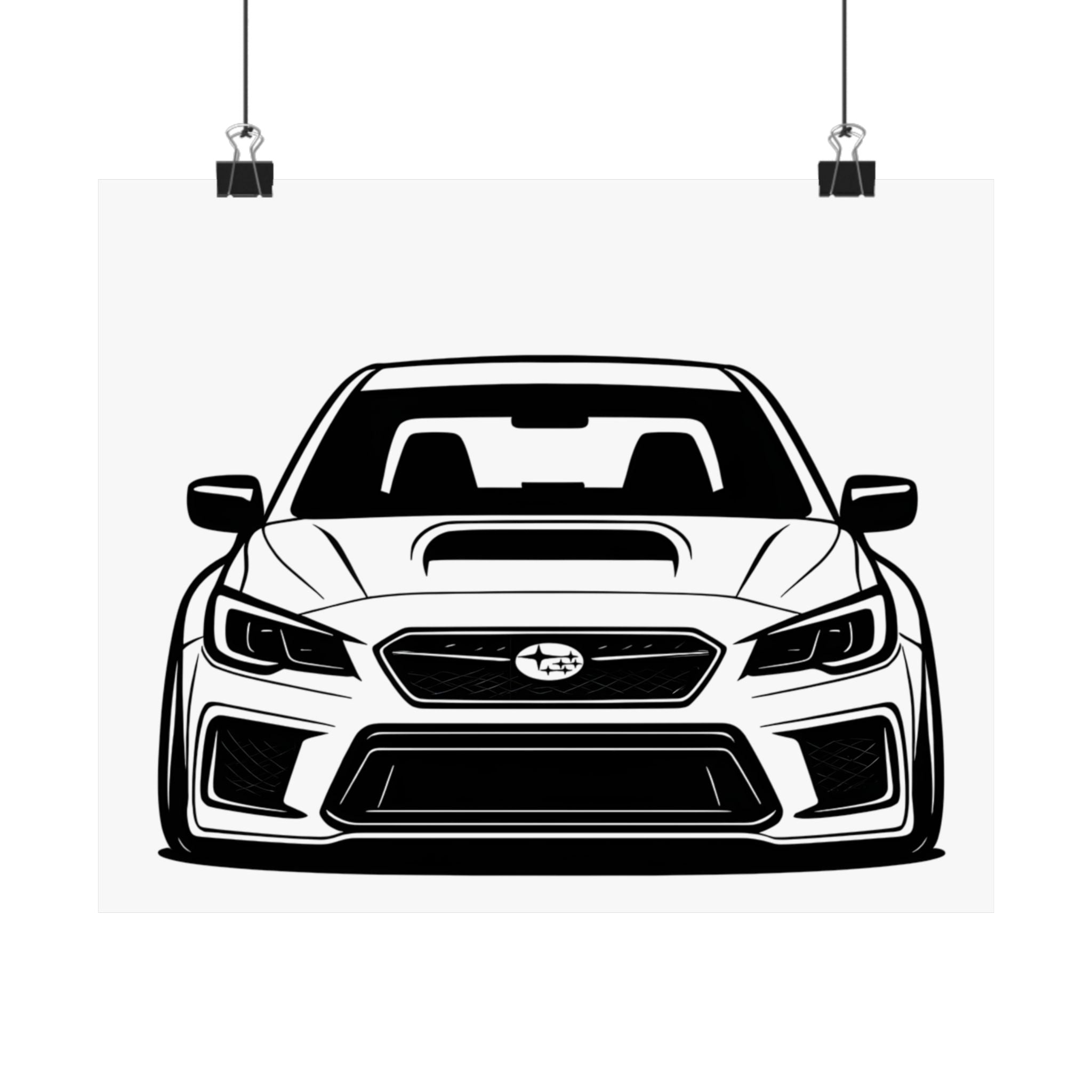 Subaru Wrx Poster