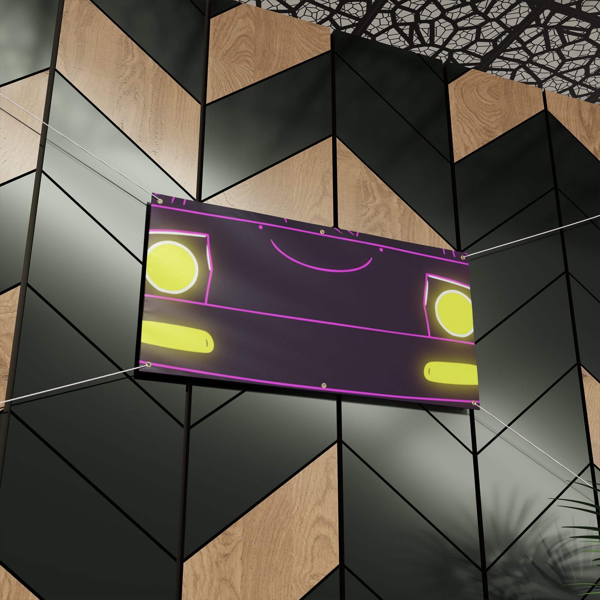 Mazda Miata NA (1989-97) Neon Synthwave Banner