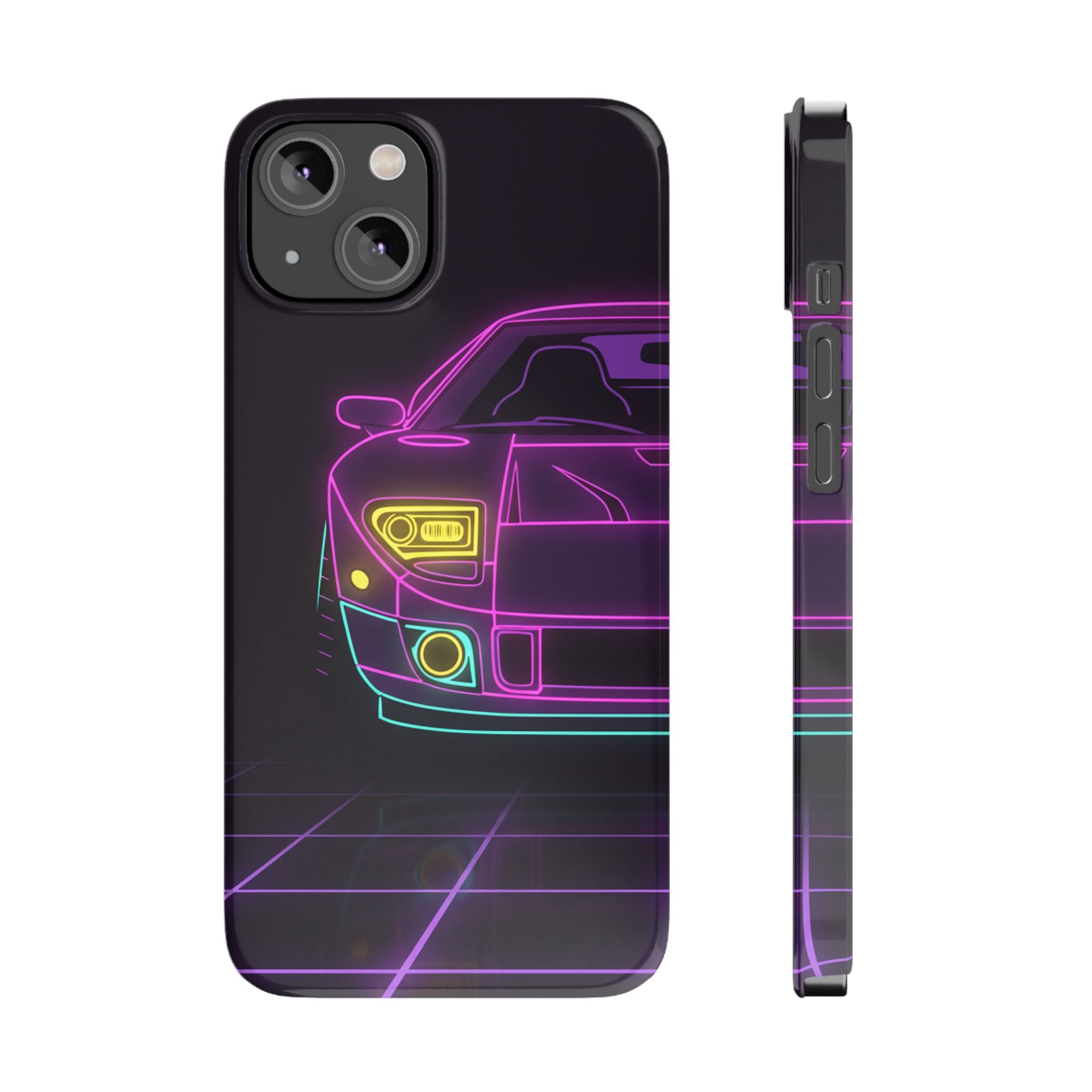 Ford GT40 (1964-69) Neon Synthwave Phone Case