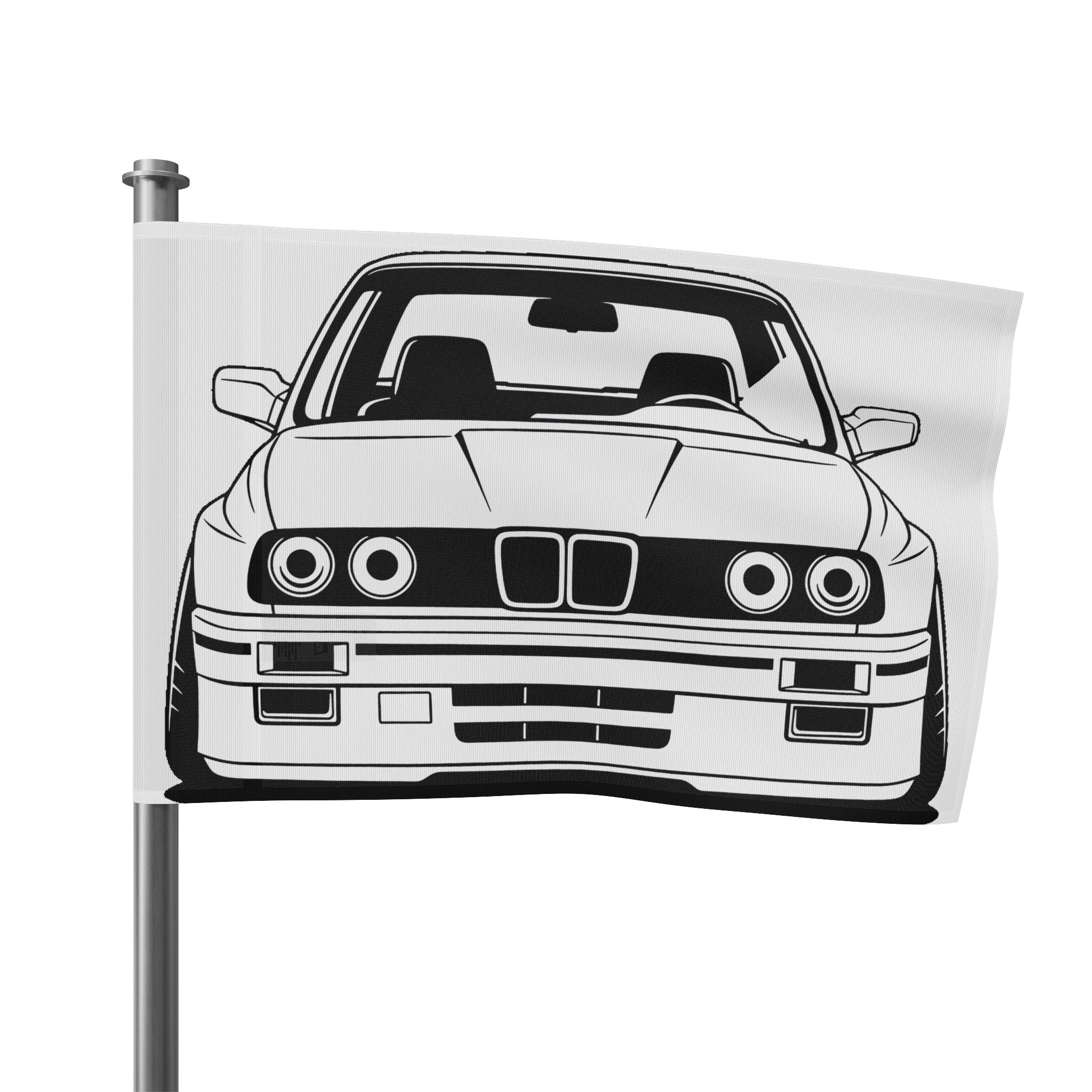 BMW E30 Garage Flag