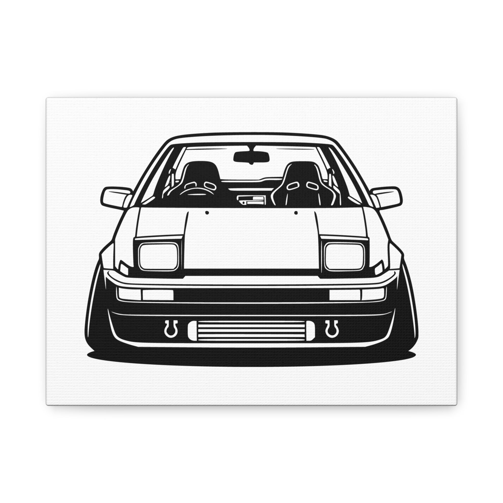 Toyota AE86 (1983-87) Canvas Wall Art