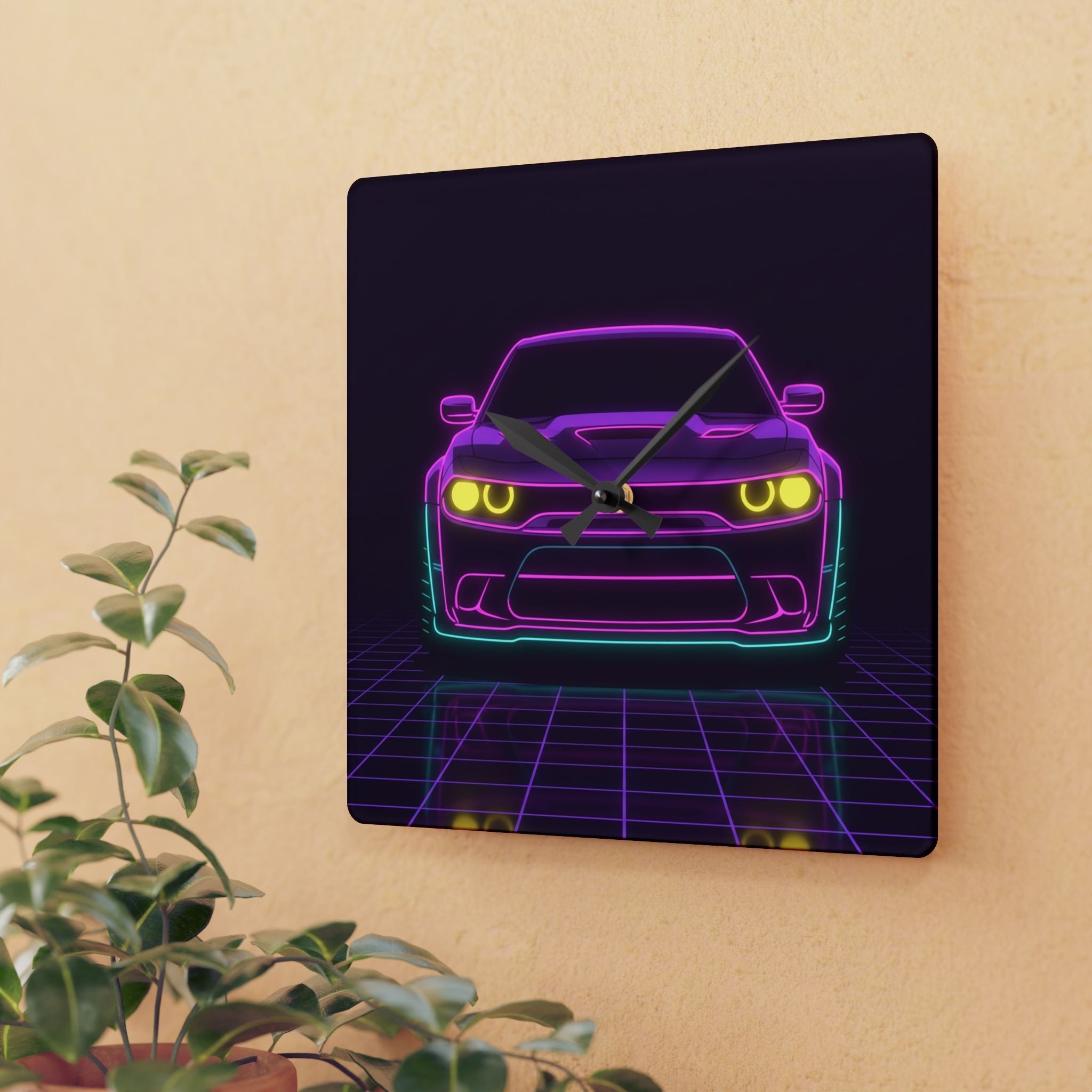 Dodge Challenger SRT Hellcat Wall Clock