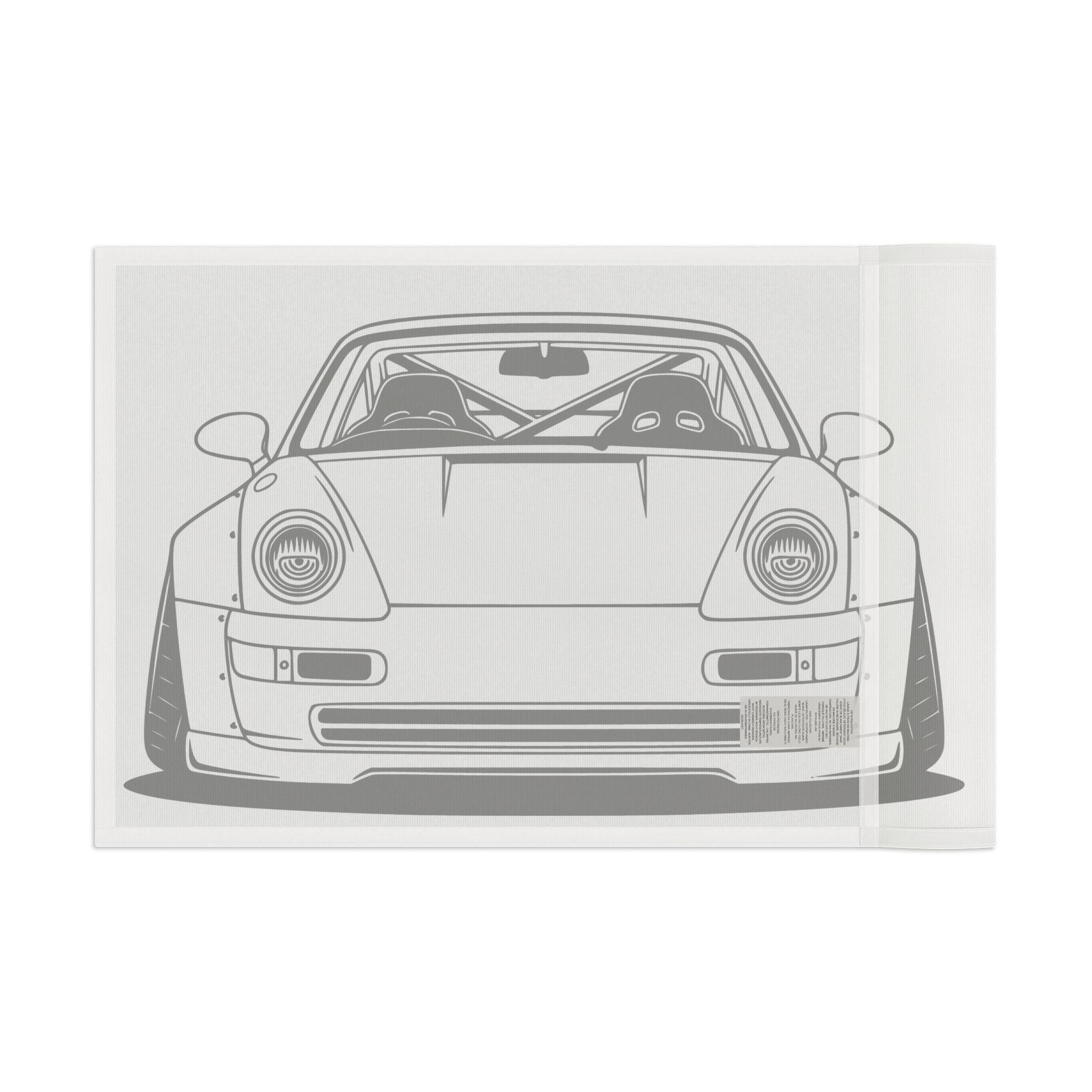 Porsche 964 Turbo Garage Flag
