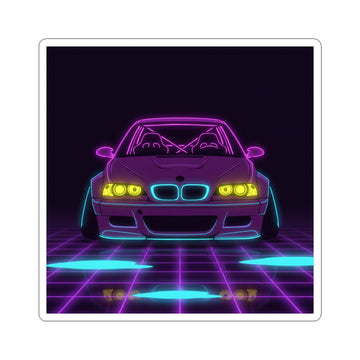 BMW E46 M3 (2000-06) Neon Synthwave Sticker