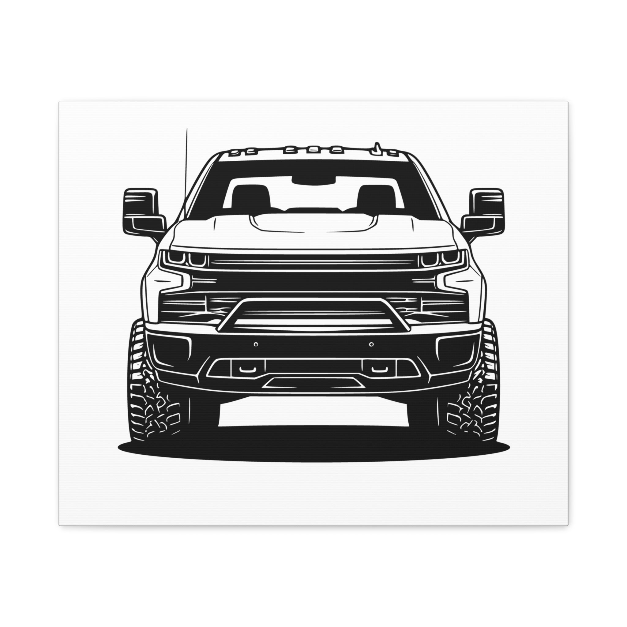 Chevy Silverado Trail Boss (2019+) Canvas Wall Art