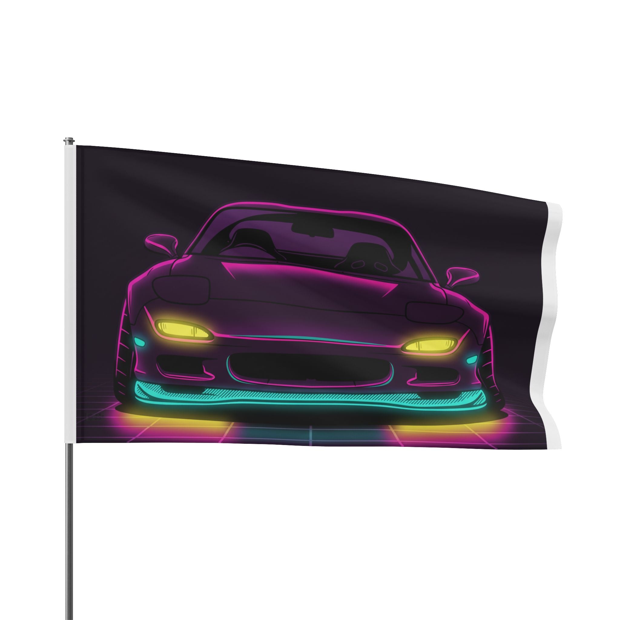 Mazda RX-7 FD Garage Flag