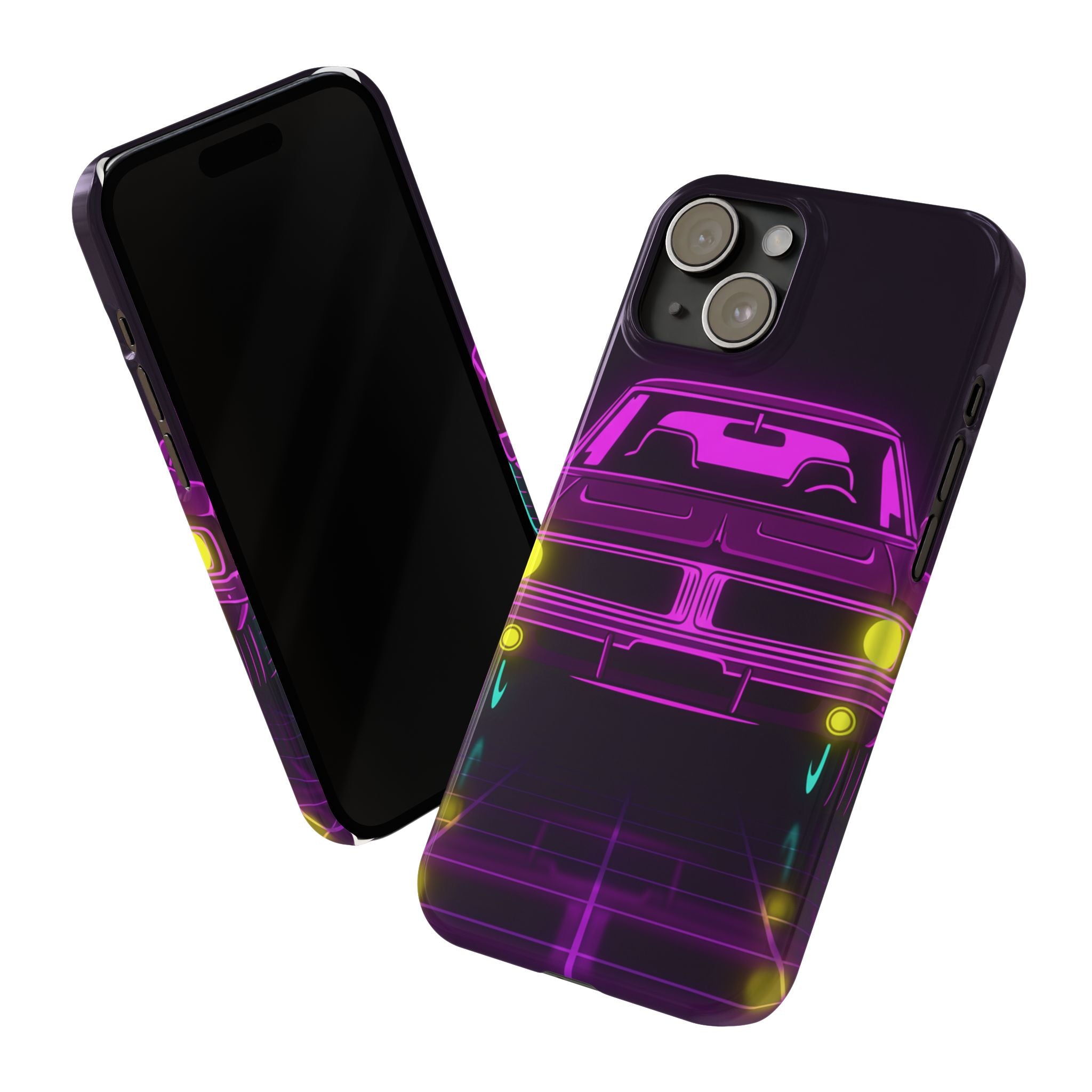Dodge Charger R/T (1968-70) Resto-Mod Neon Synthwave Phone Case