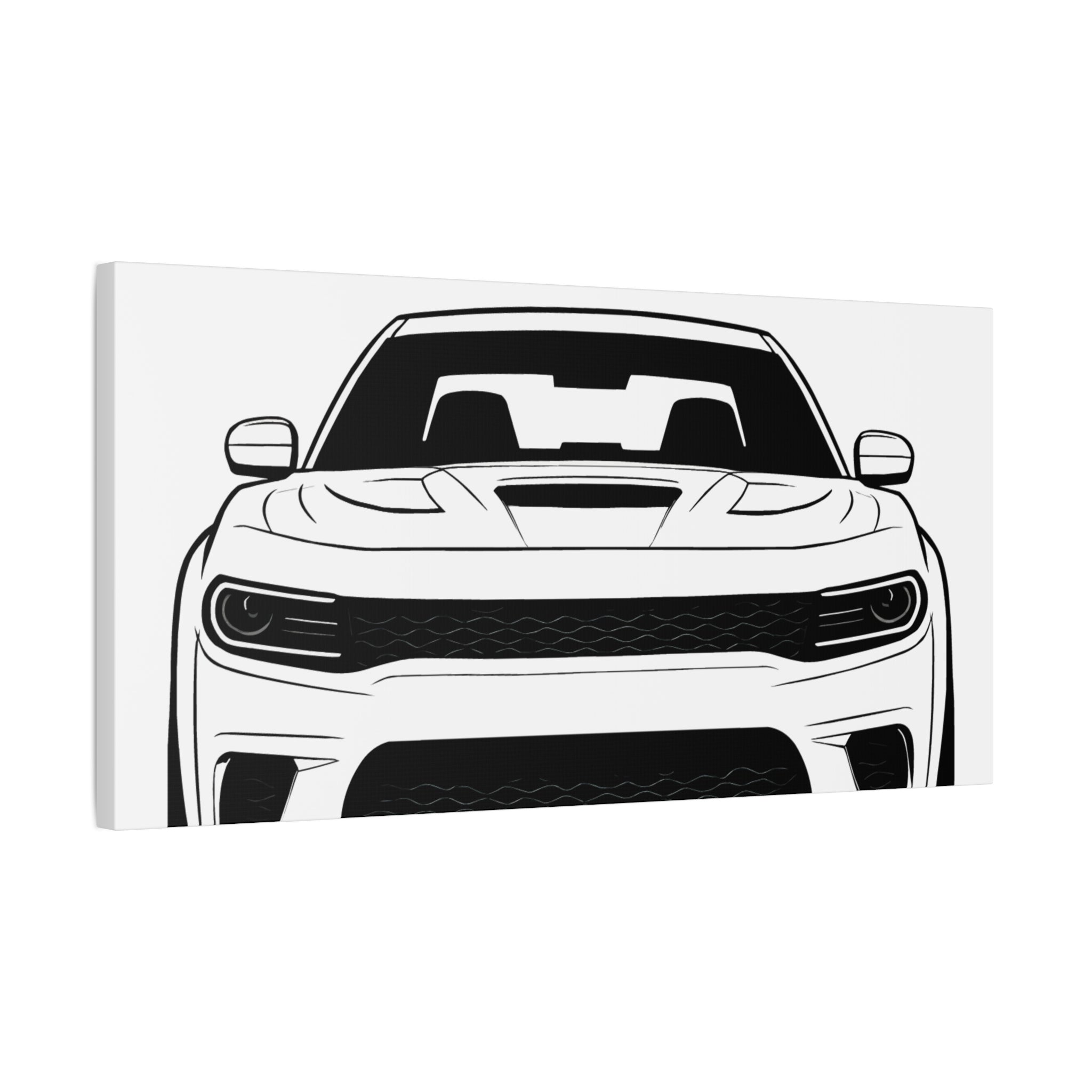 Dodge Charger SRT Hellcat Canvas Wall Art