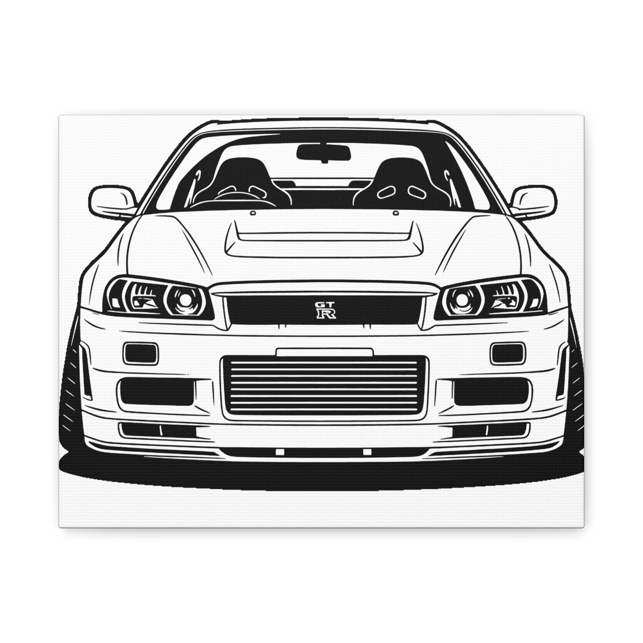 Nissan GT-R Canvas Wall Art