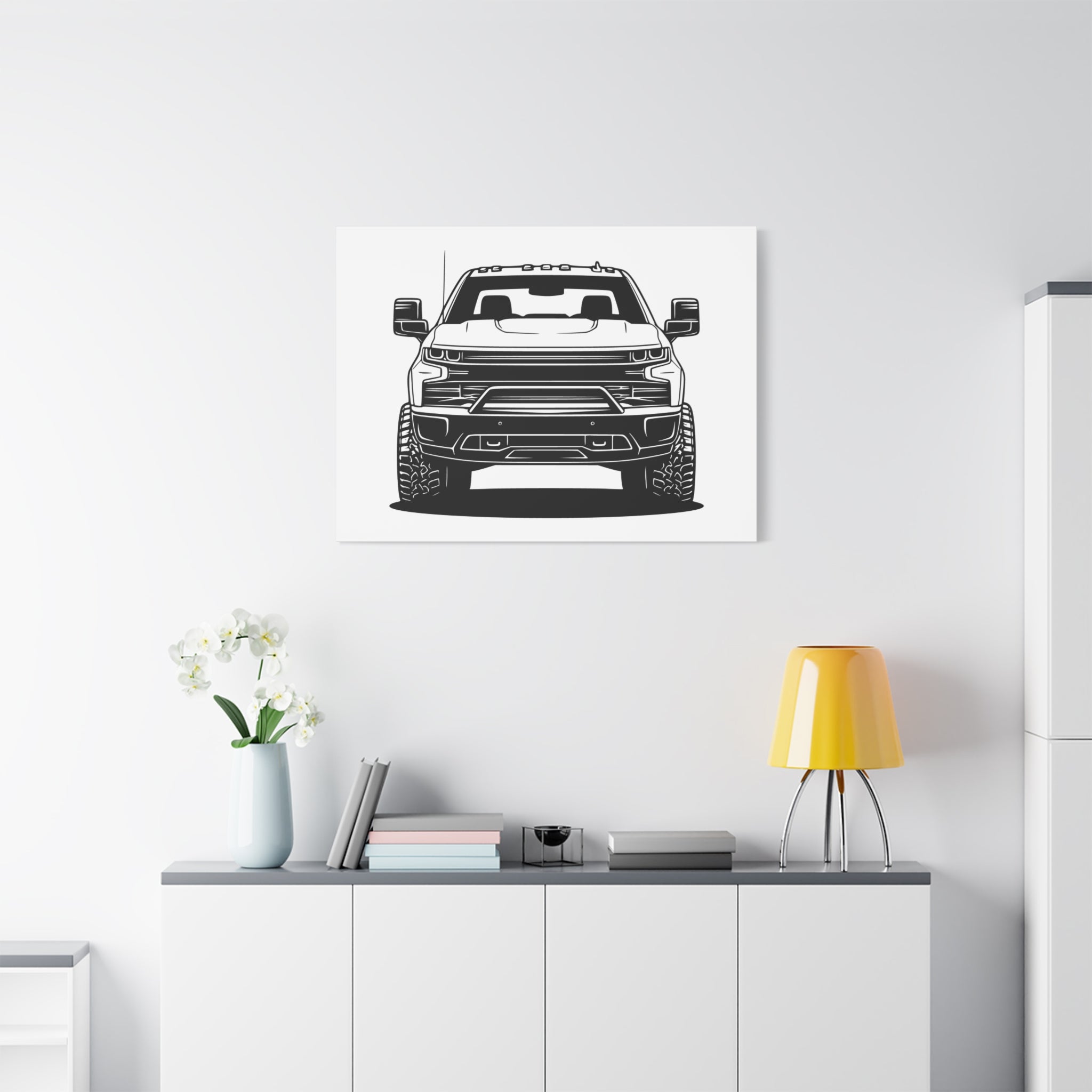 Chevy Silverado Trail Boss (2019+) Canvas Wall Art