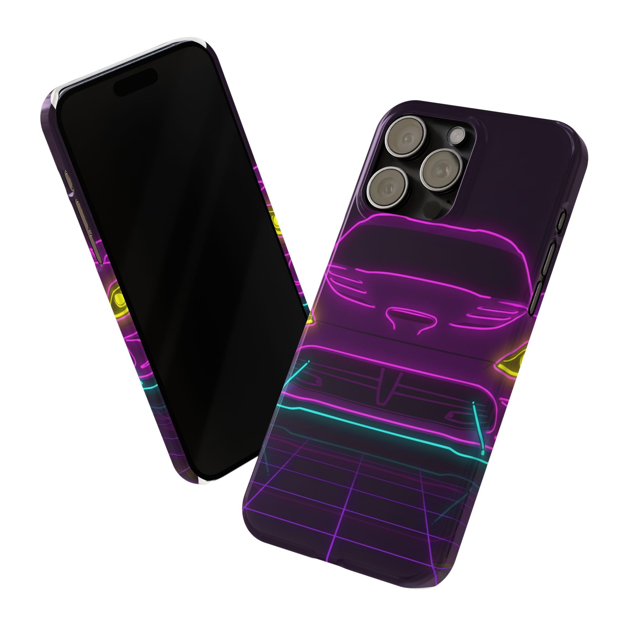 Dodge Viper (1992-17) Neon Synthwave Phone Case