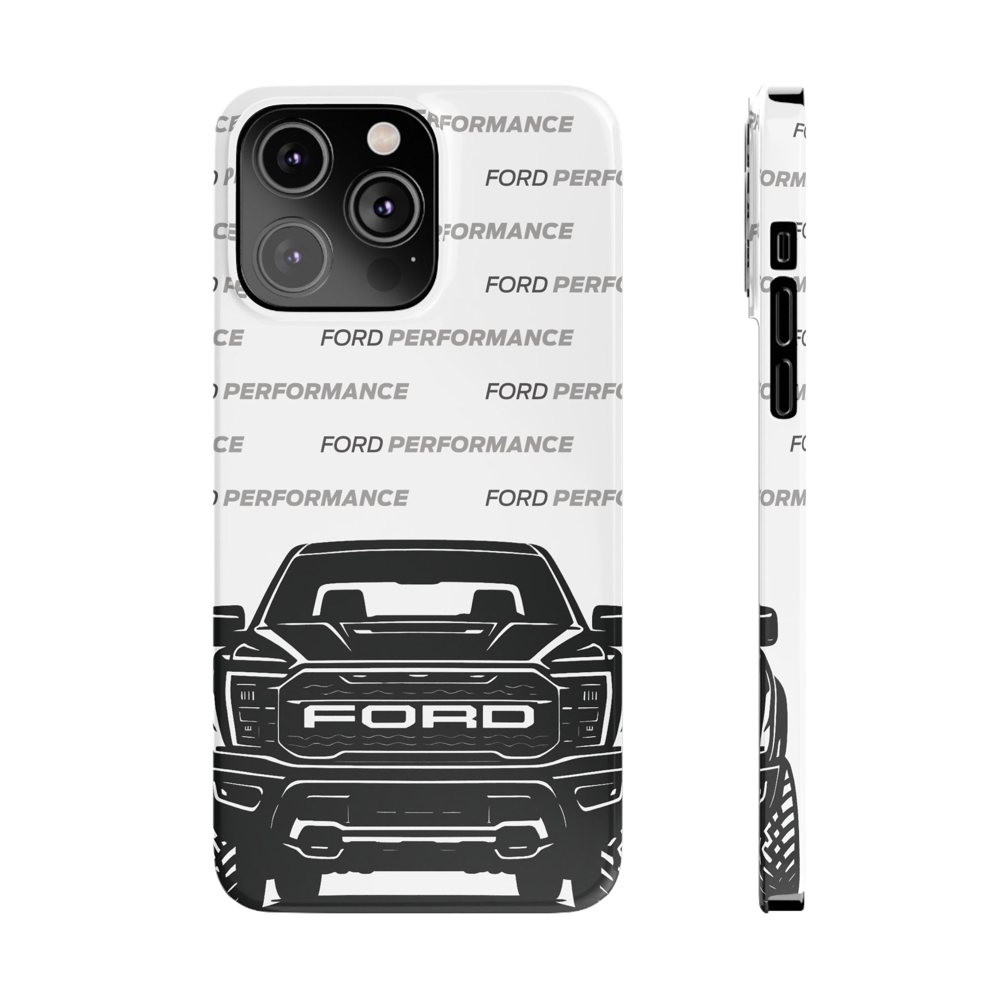 Ford Raptor (Gen 3) Slim Phone Case Greyscale