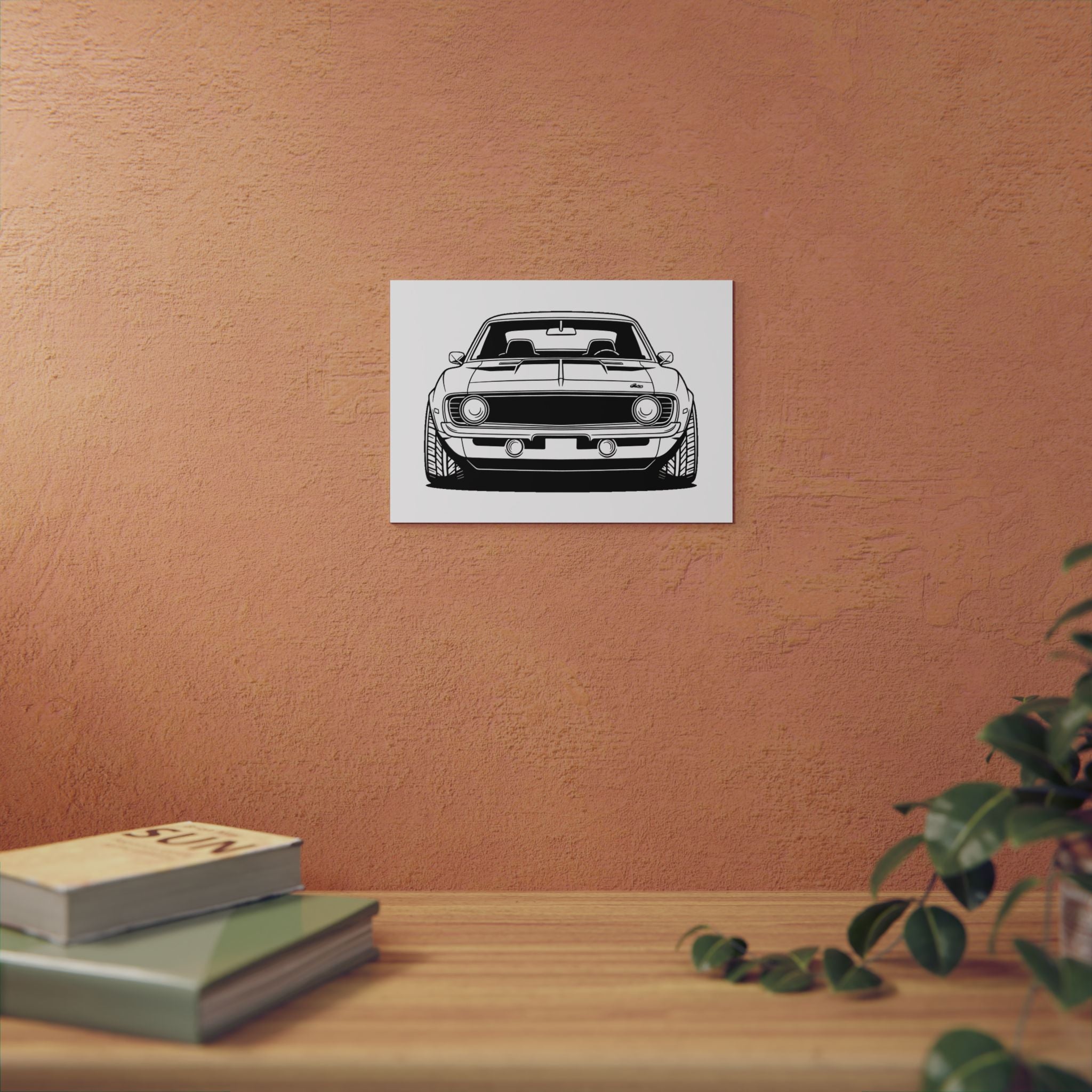 1969 Chevrolet Camaro SS Metal Wall Sign