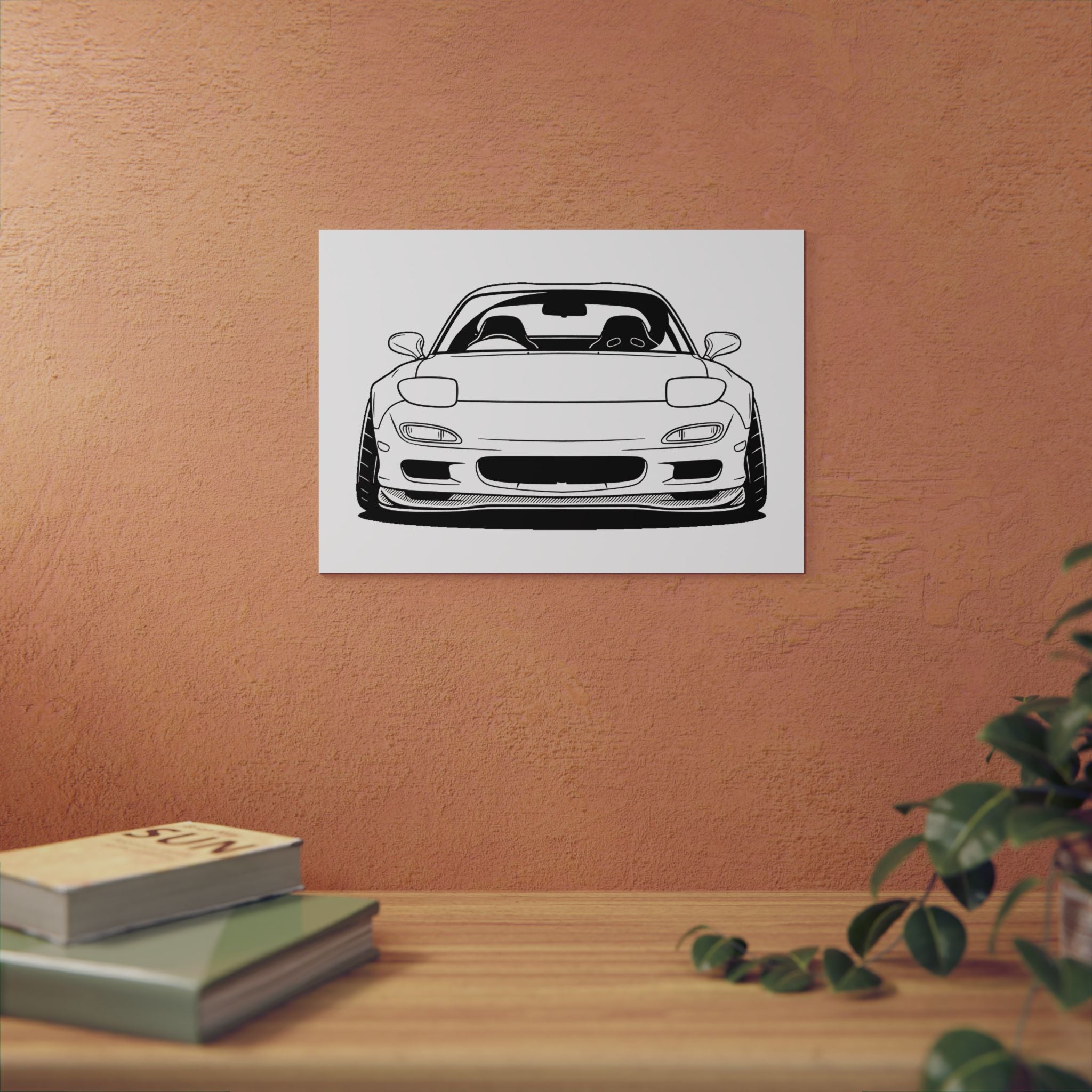 Mazda RX-7 FD Metal Wall Sign
