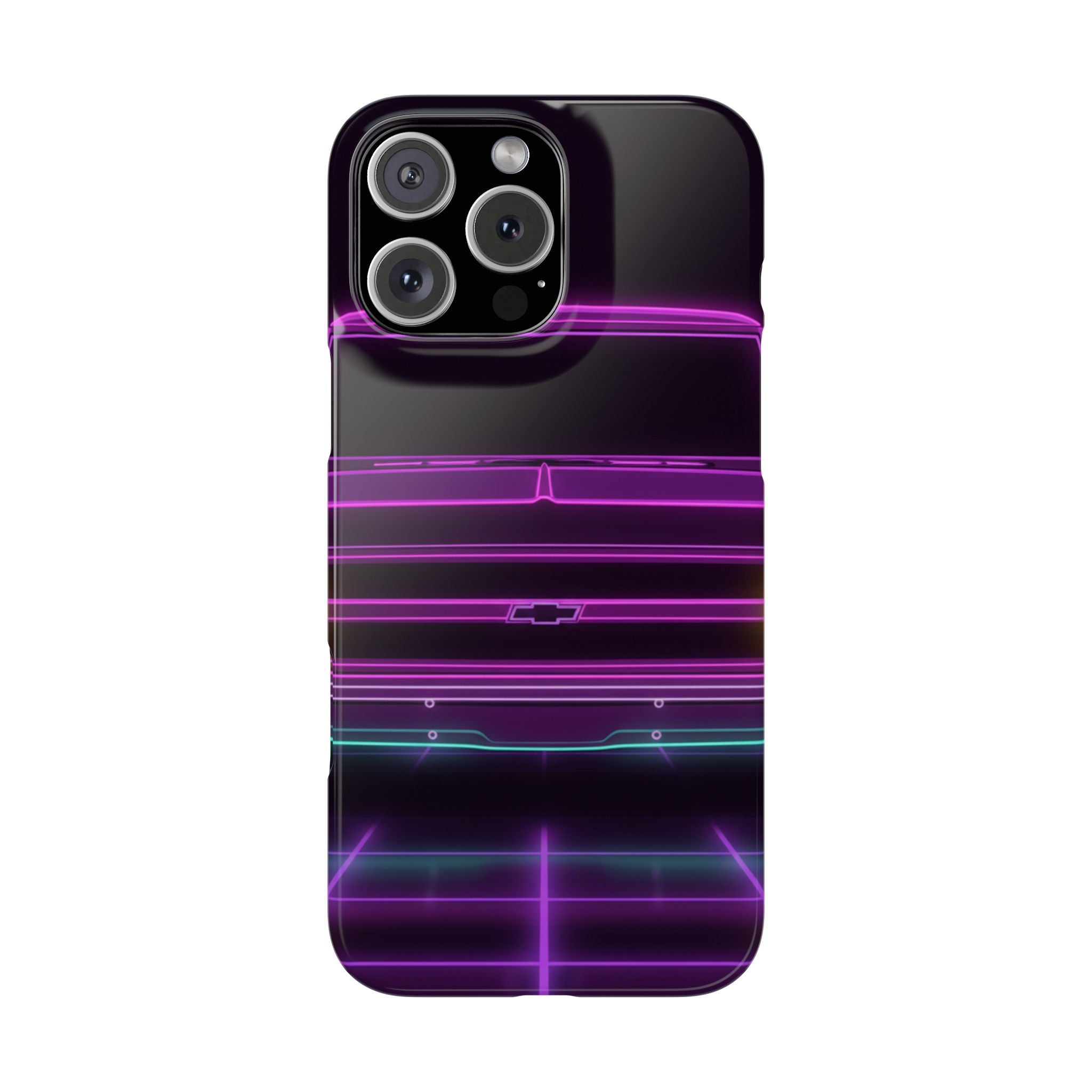 Chevy C10 Pickup (1967-72) Pro-Touring Neon Synthwave Phone Case