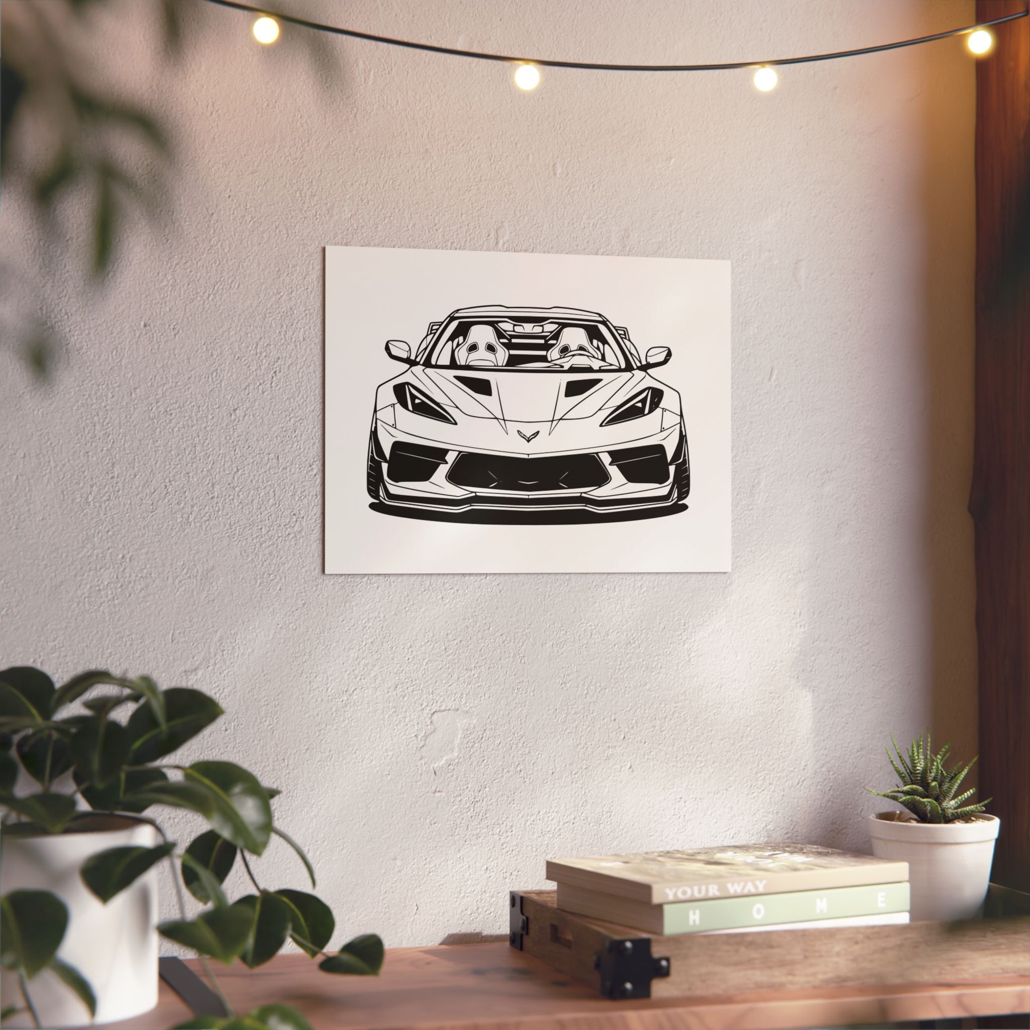 Corvette C8 (2020+) Metal Wall Sign