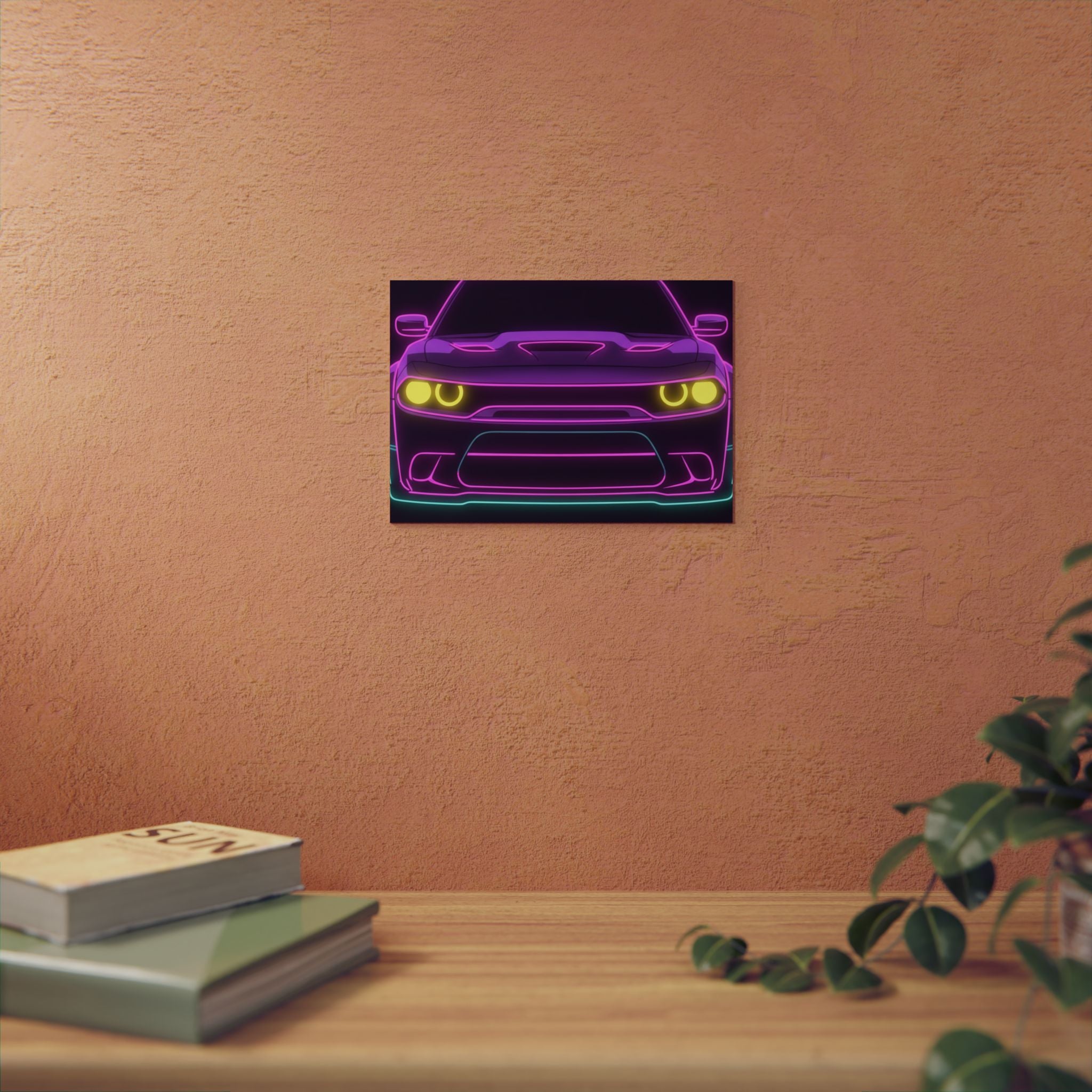 Dodge Challenger SRT Hellcat Metal Wall Sign