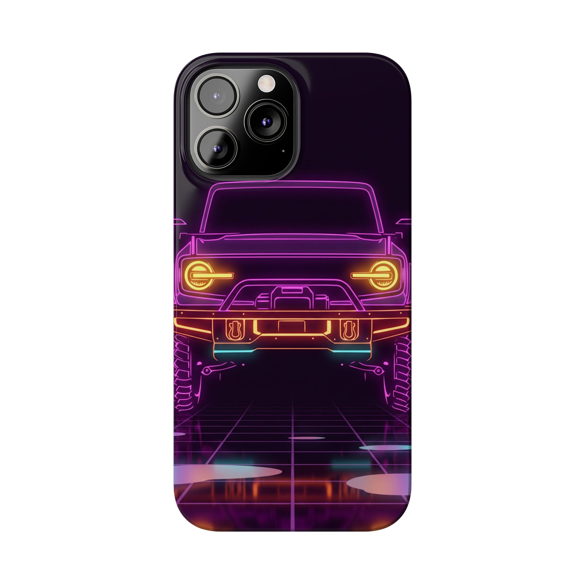 Ford Bronco (2021+) Neon Synthwave Phone Case