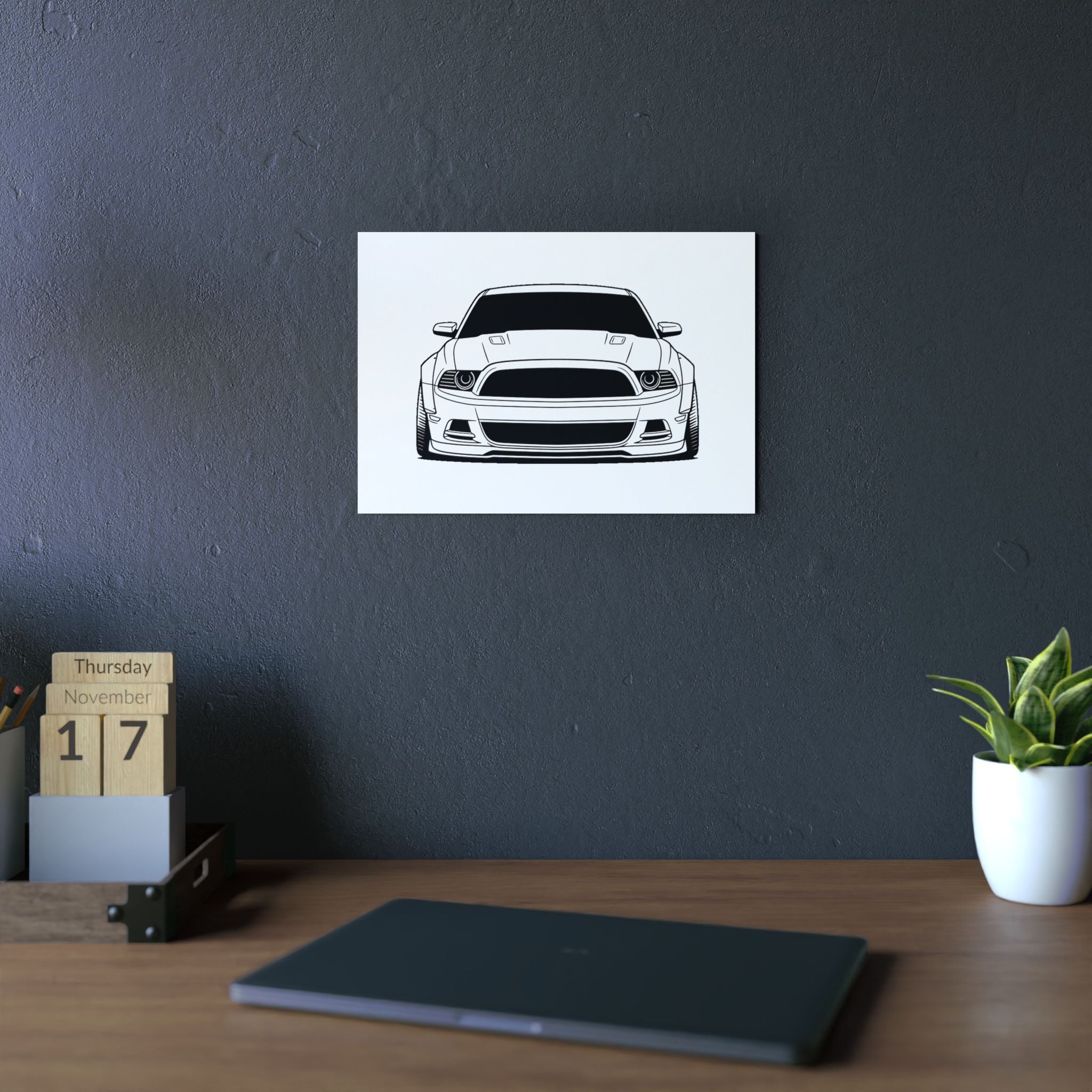 Ford Mustang GT (S197) Metal Wall Sign