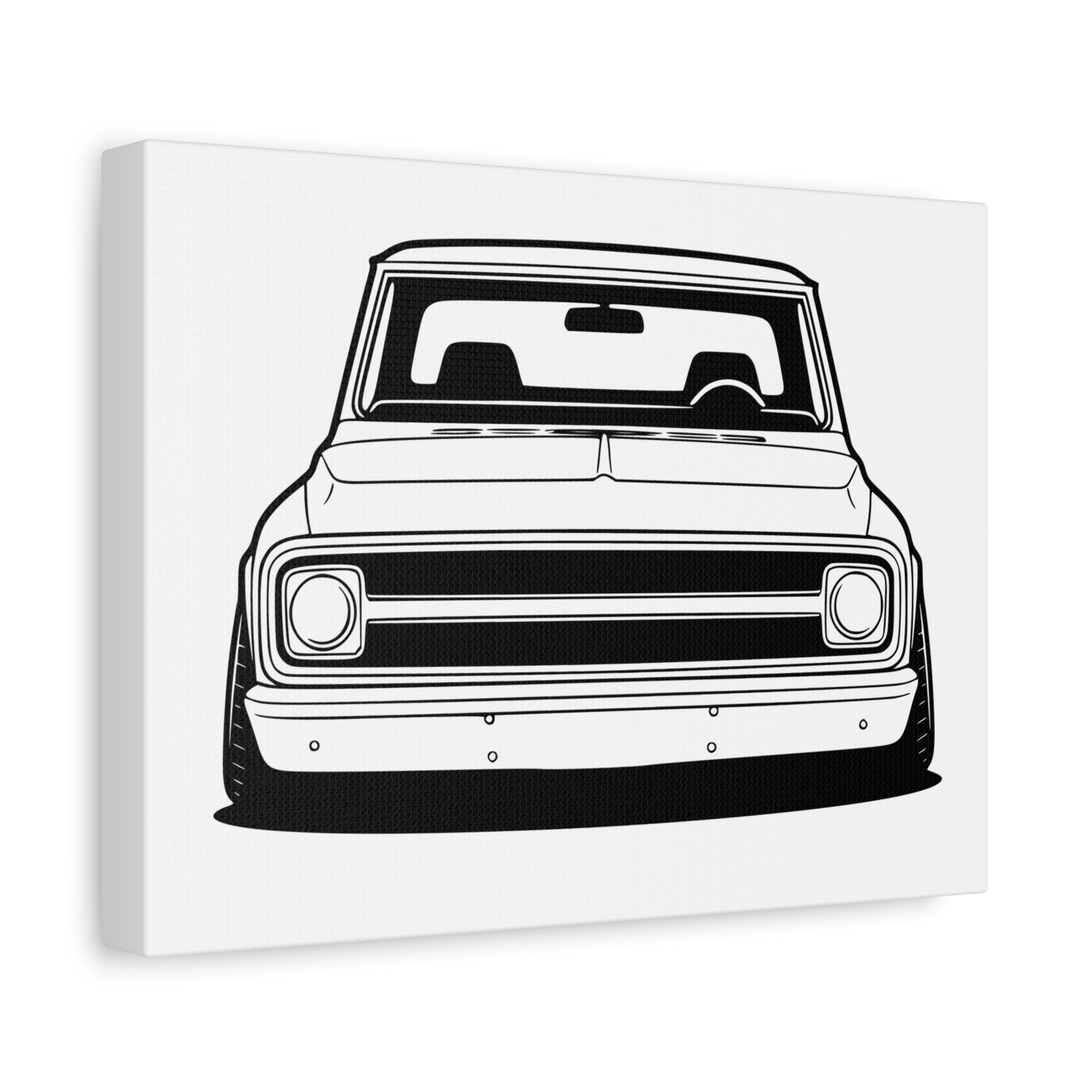 Chevy C10 Pickup (1967-72) Pro-Touring Canvas Wall Art
