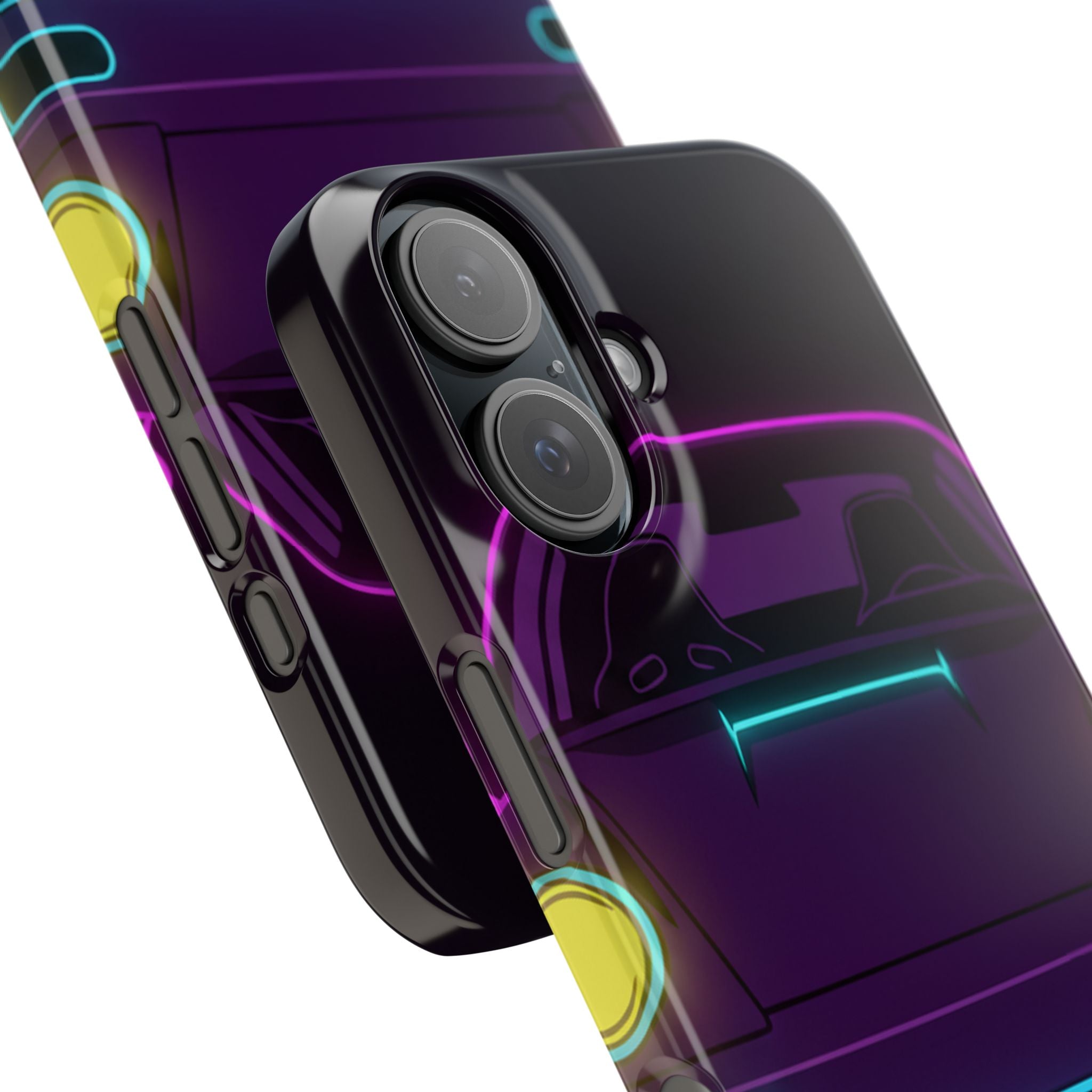 Porsche 964 Singer Neon Synthwave Phone Case