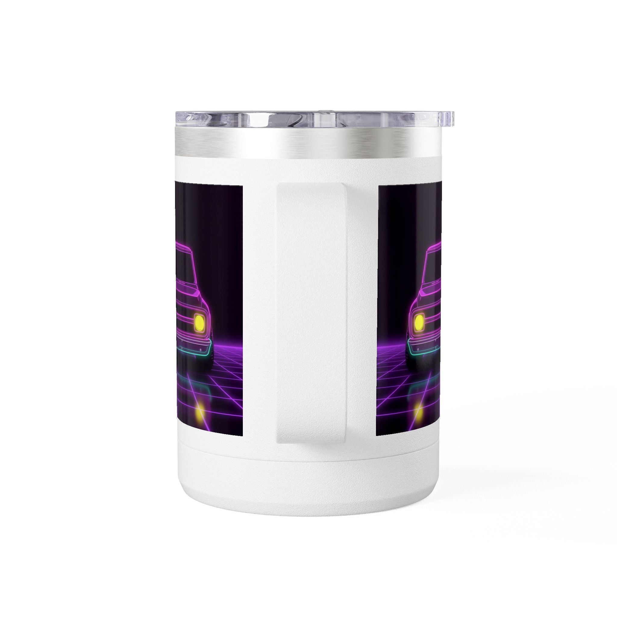 Chevy C10 Pickup (1967-72) Pro-Touring Neon Synthwave Coffee Mug