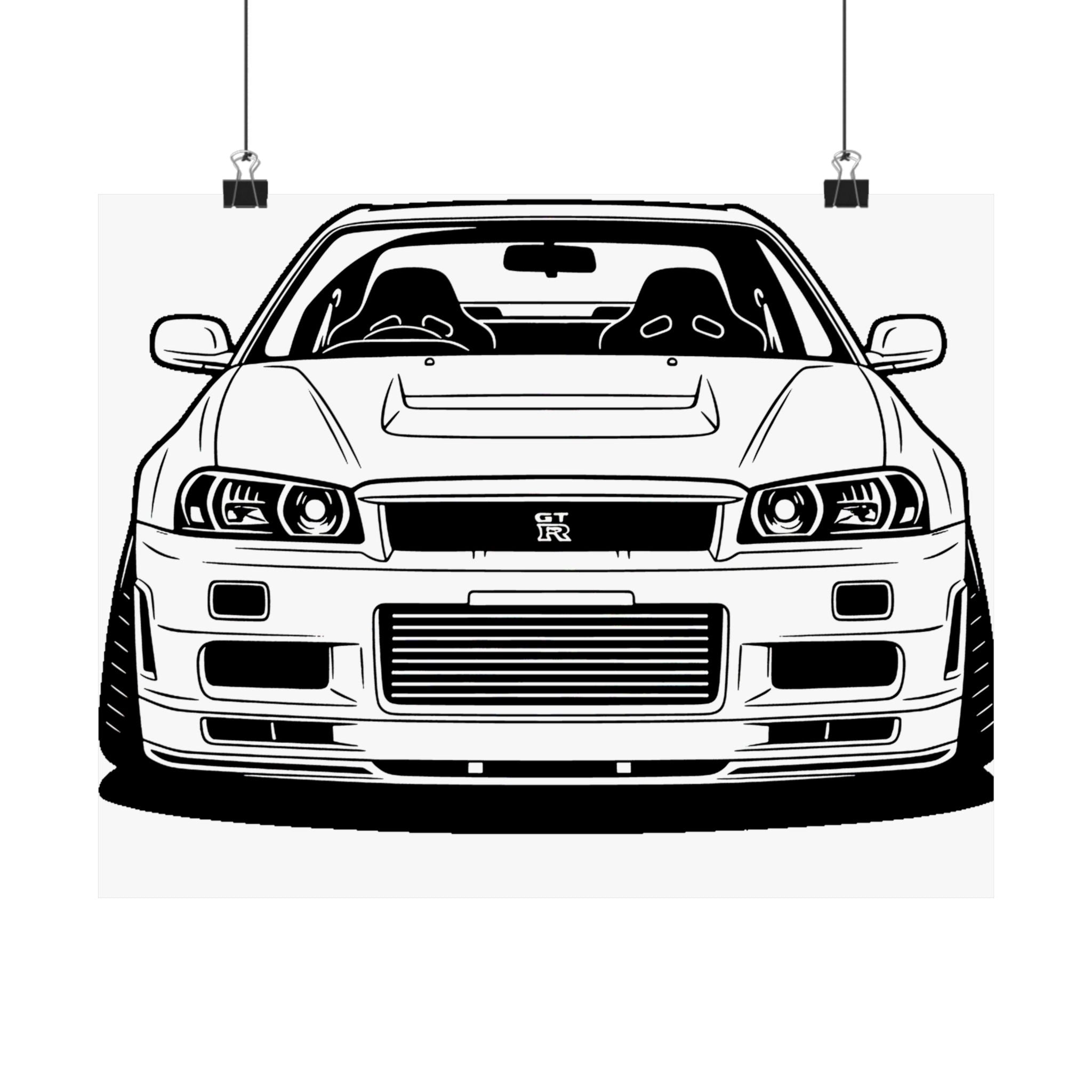Nissan GT-R Poster