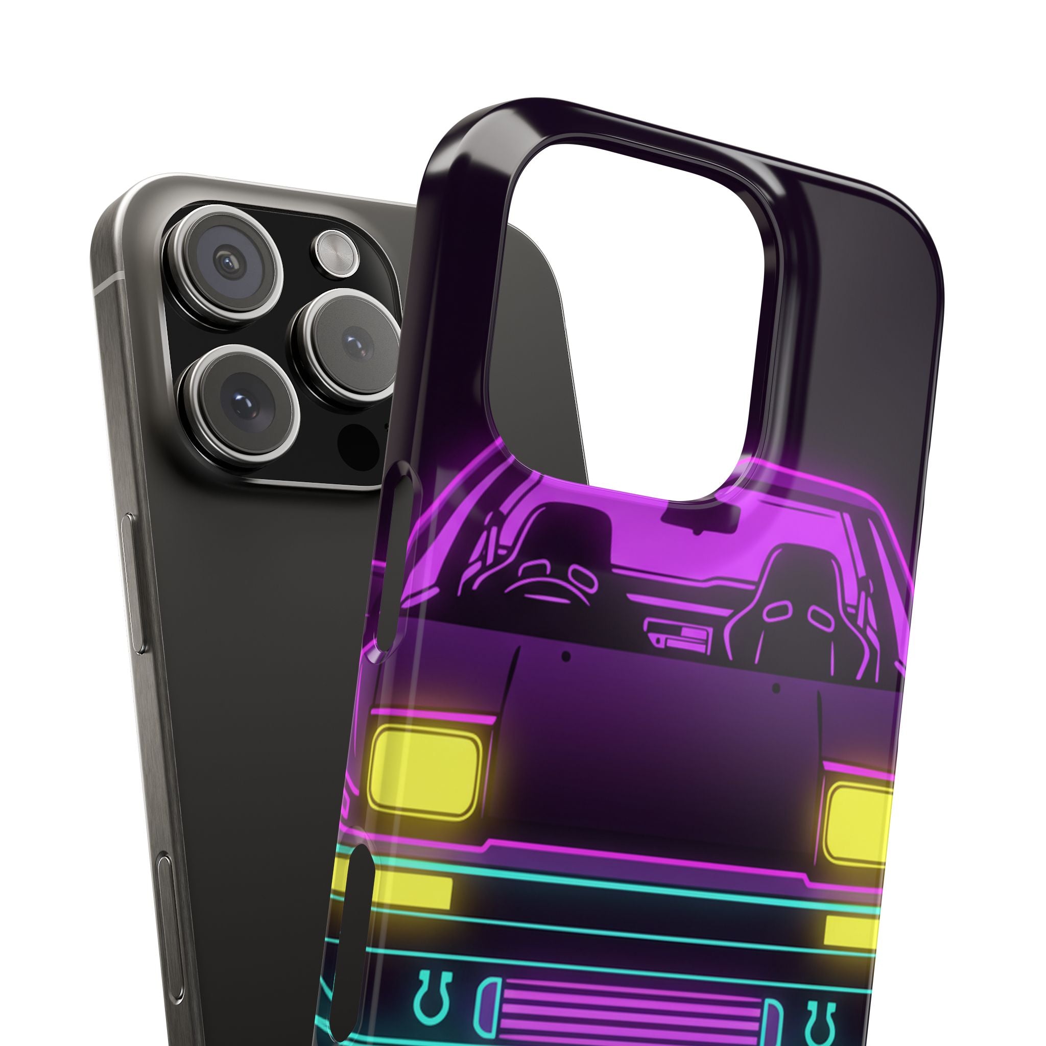 Toyota AE86 (1983-87) Neon Synthwave Phone Case