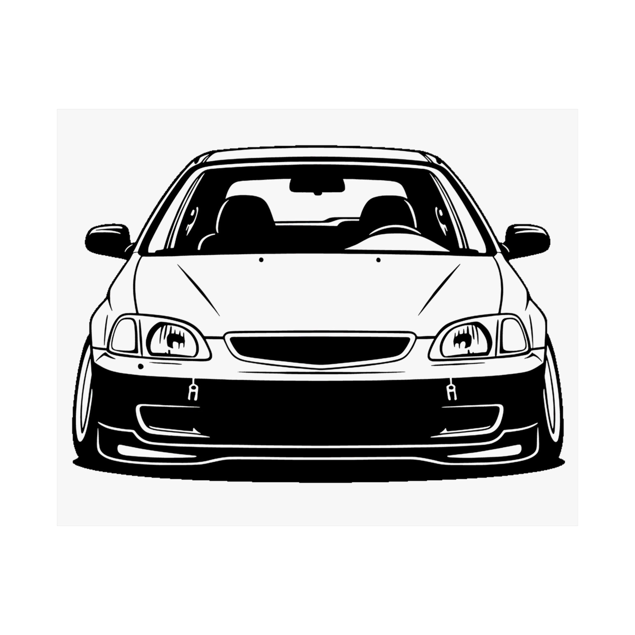 Honda Civic EK Hatch Poster