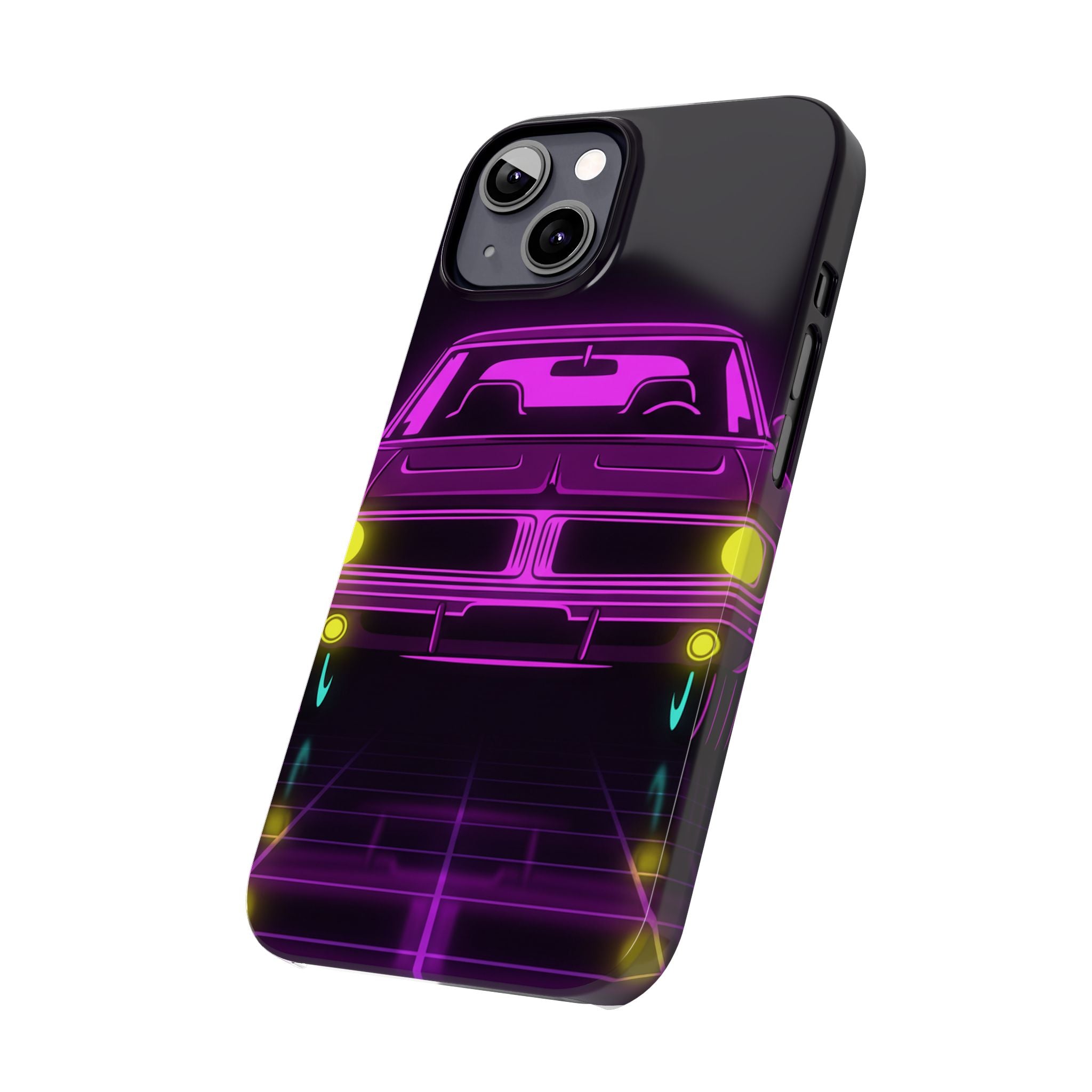 Dodge Charger R/T (1968-70) Resto-Mod Neon Synthwave Phone Case