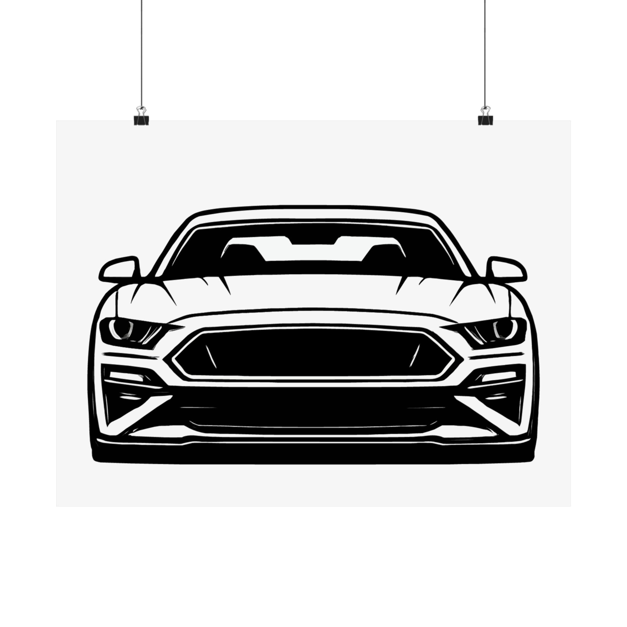 Ford Mustang GT500 Poster