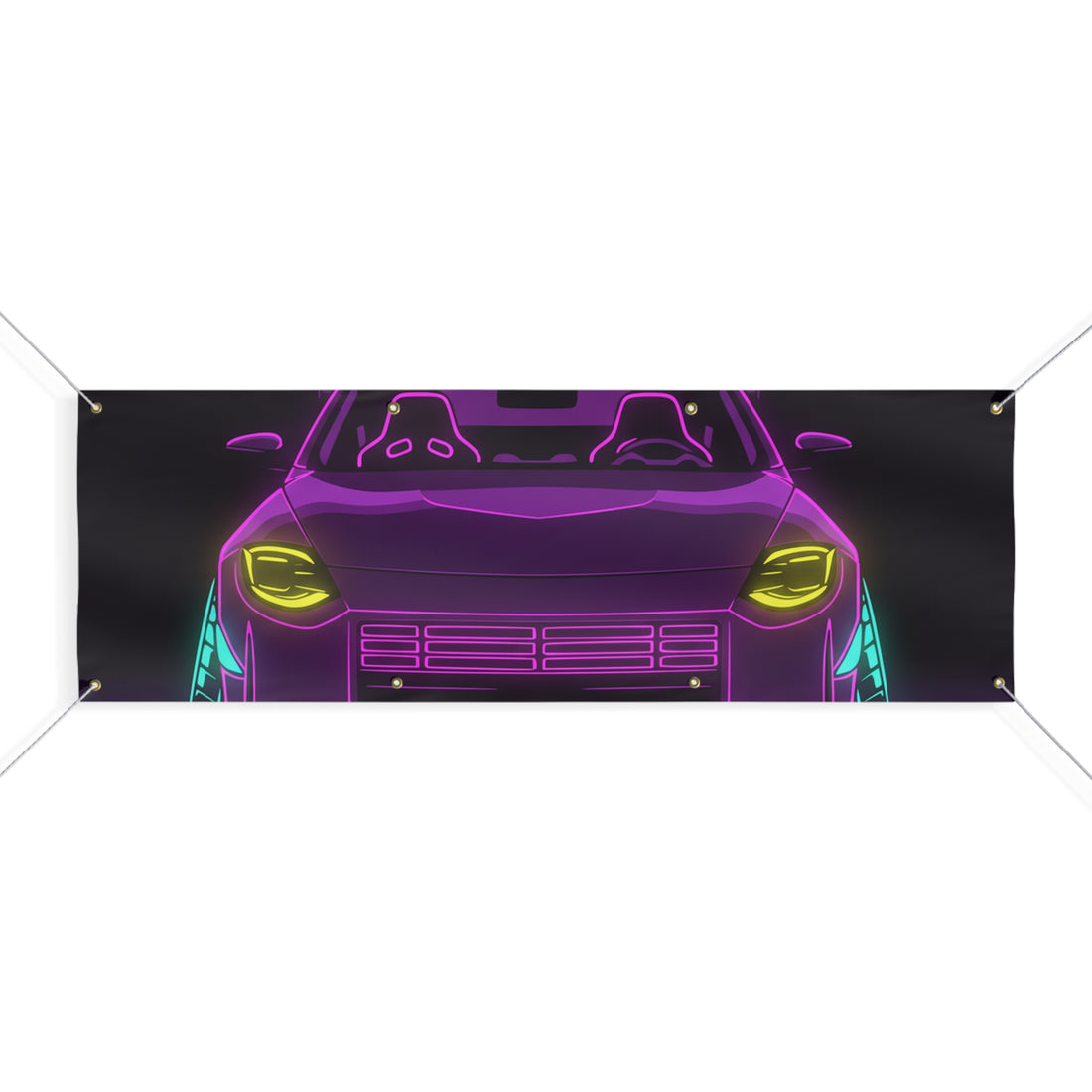 Nissan Z RZ34 (2023+) Neon Synthwave Banner