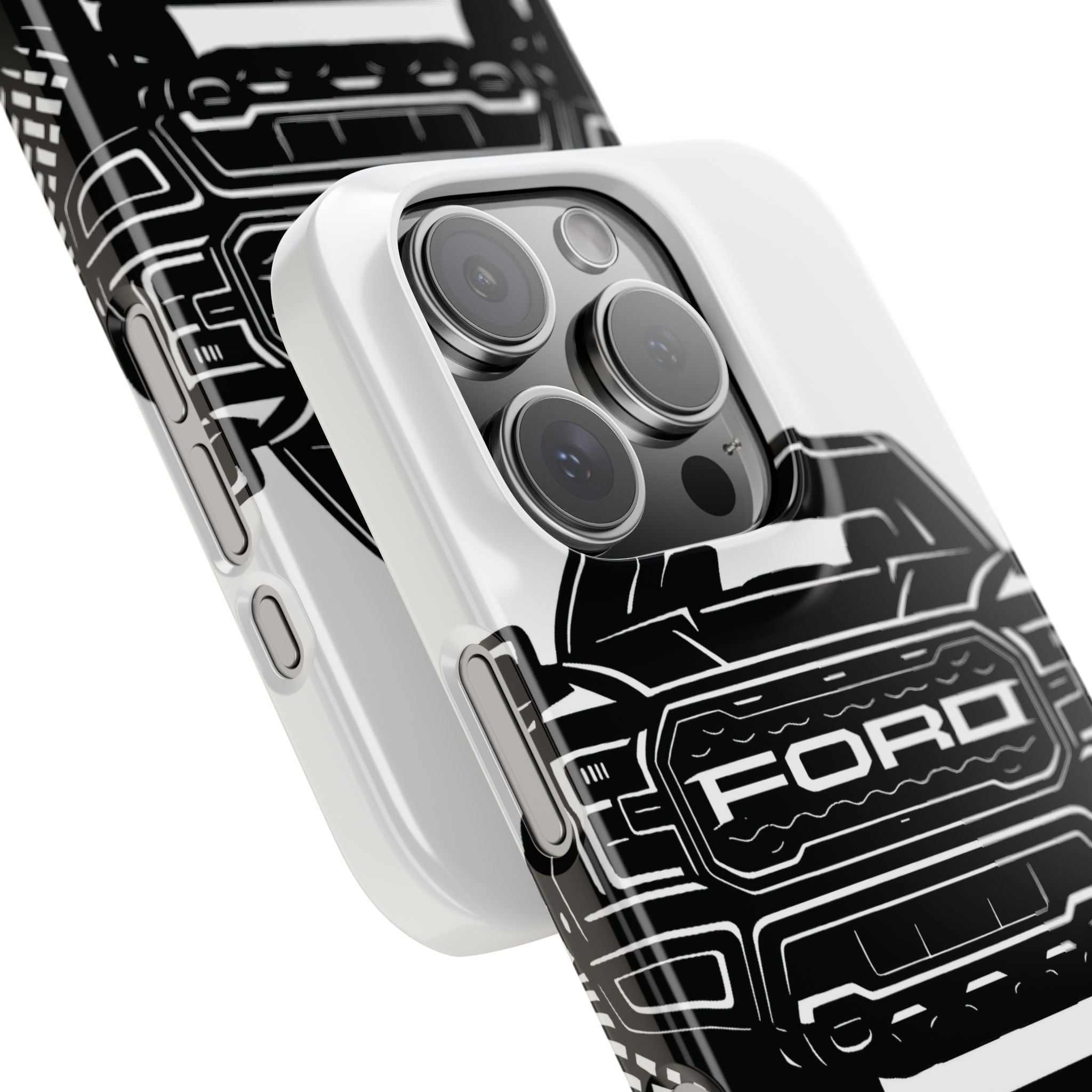 Ford Raptor (Gen 3) Slim Phone Case Greyscale