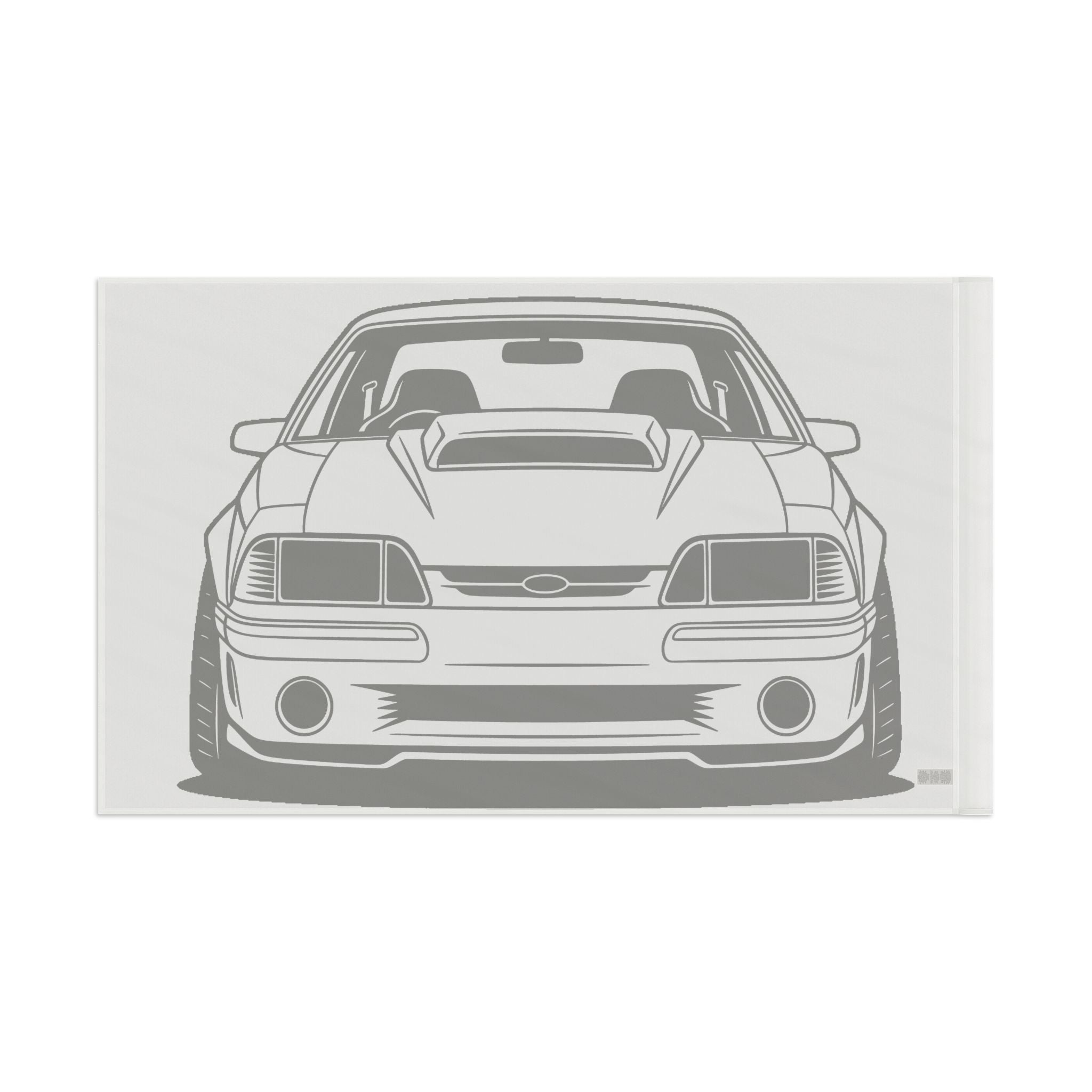 Ford Mustang Fox Body GT Garage Flag