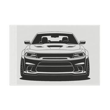 Dodge Challenger SRT Hellcat Garage Flag