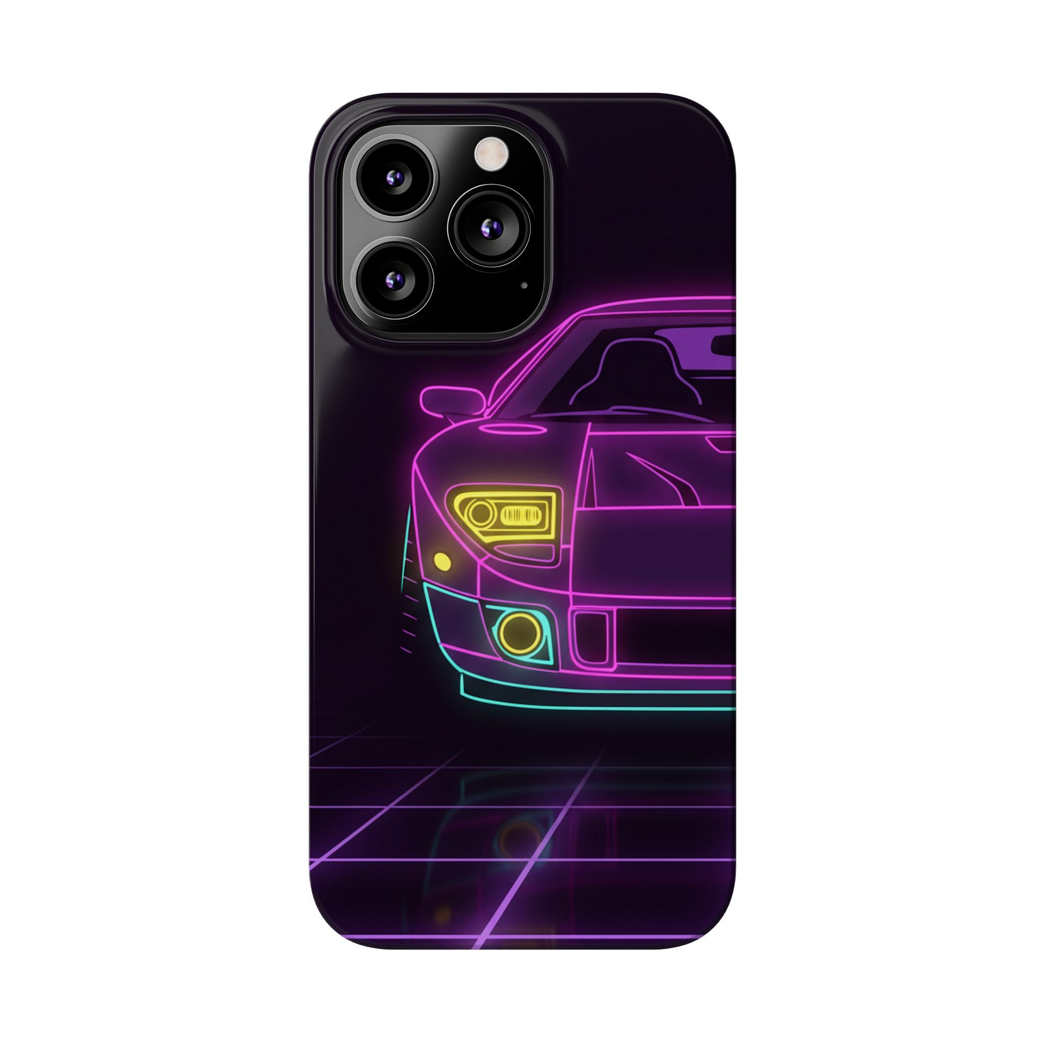 Ford GT40 (1964-69) Neon Synthwave Phone Case