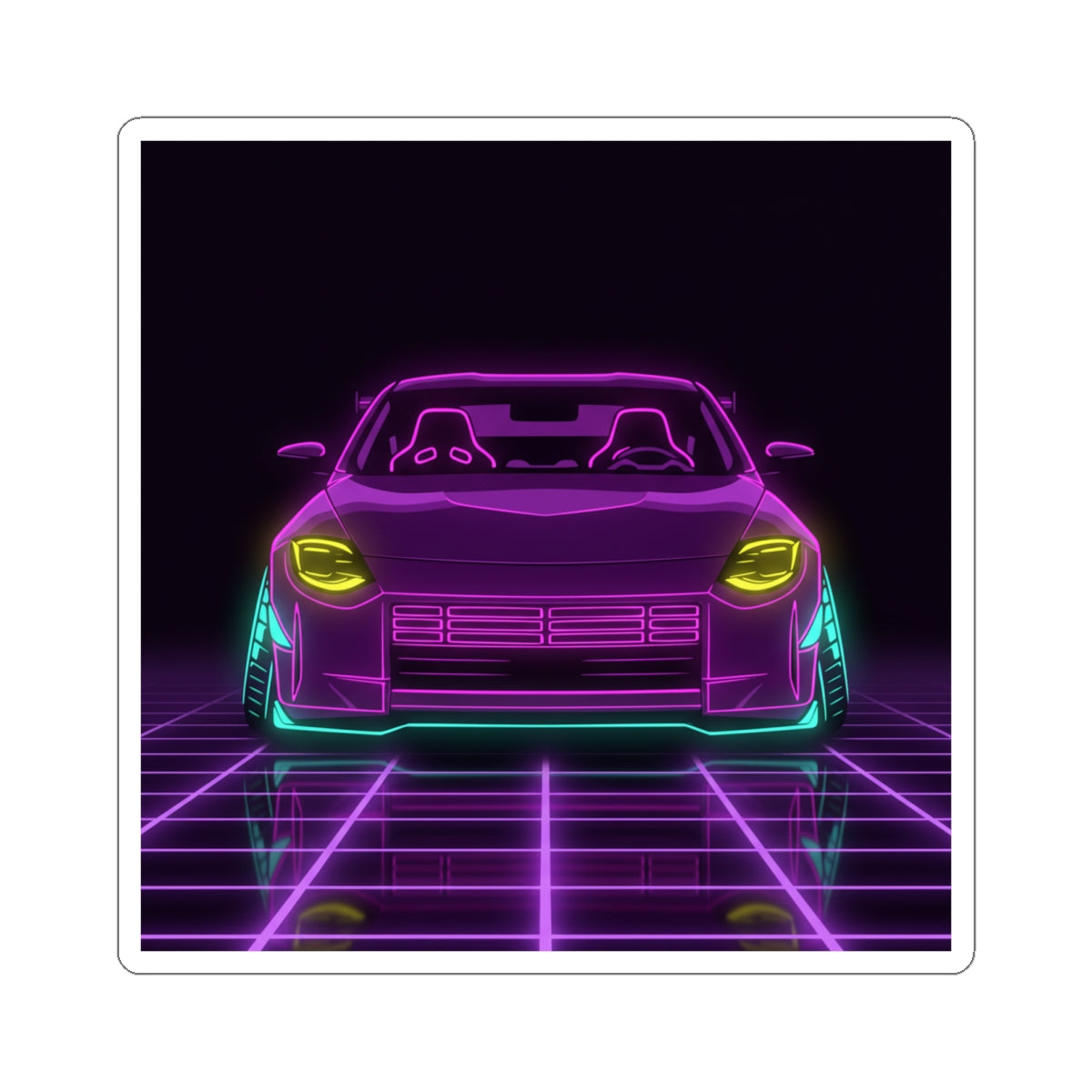 Nissan Z RZ34 (2023+) Neon Synthwave Sticker