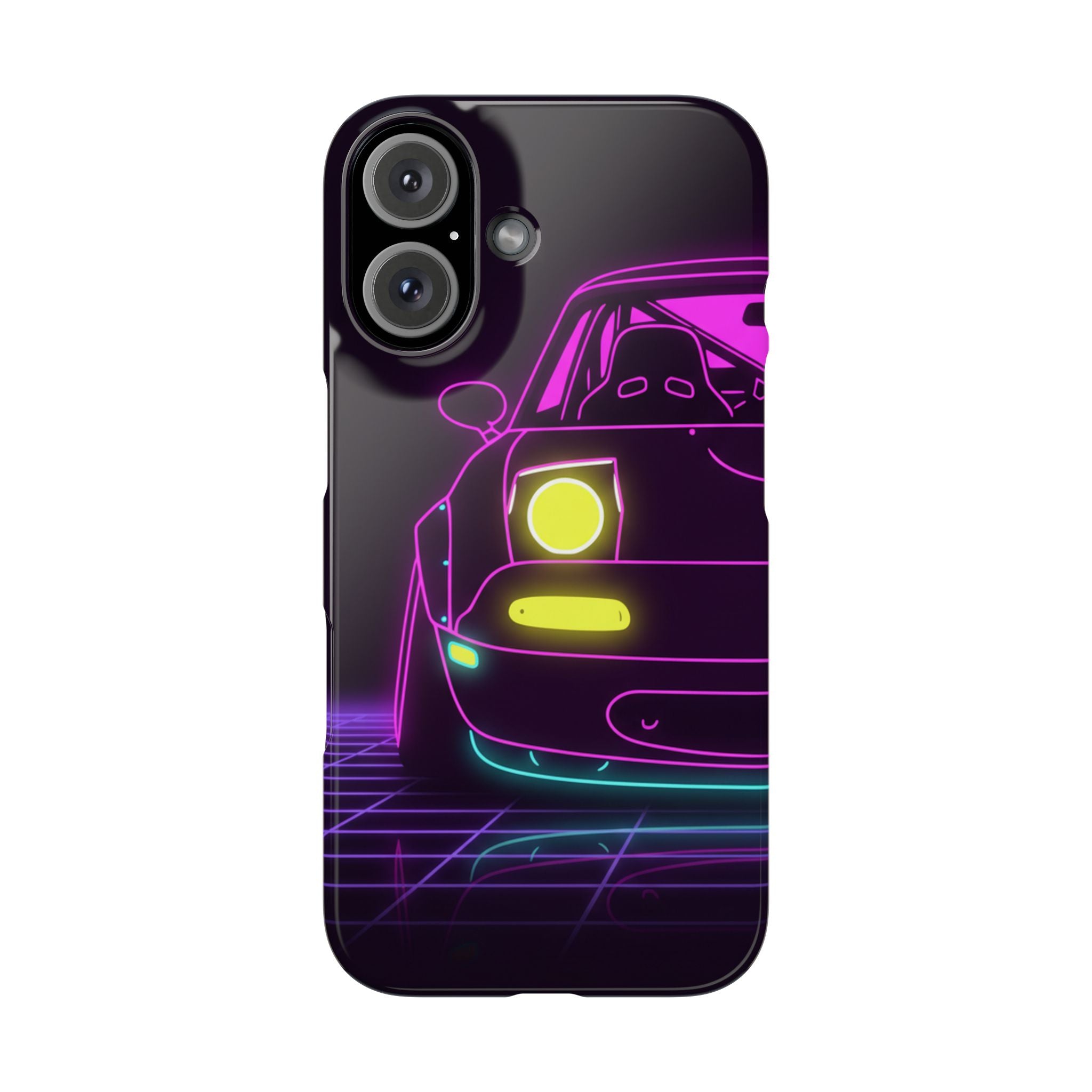 Mazda Miata NA (1989-97) Neon Synthwave Phone Case