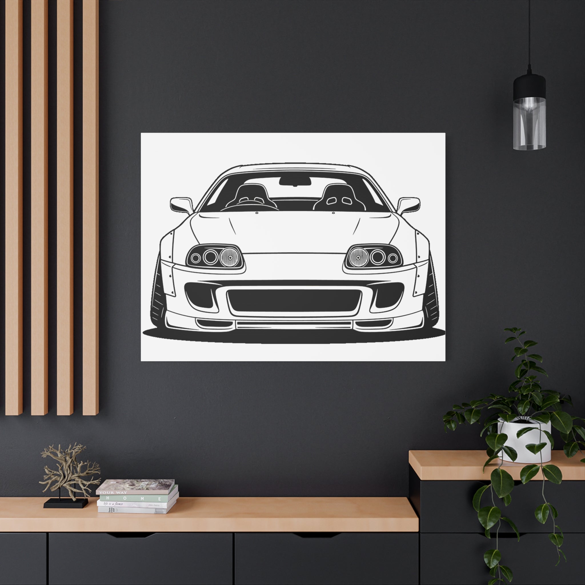 Toyota Supra MK4 Canvas Wall Art